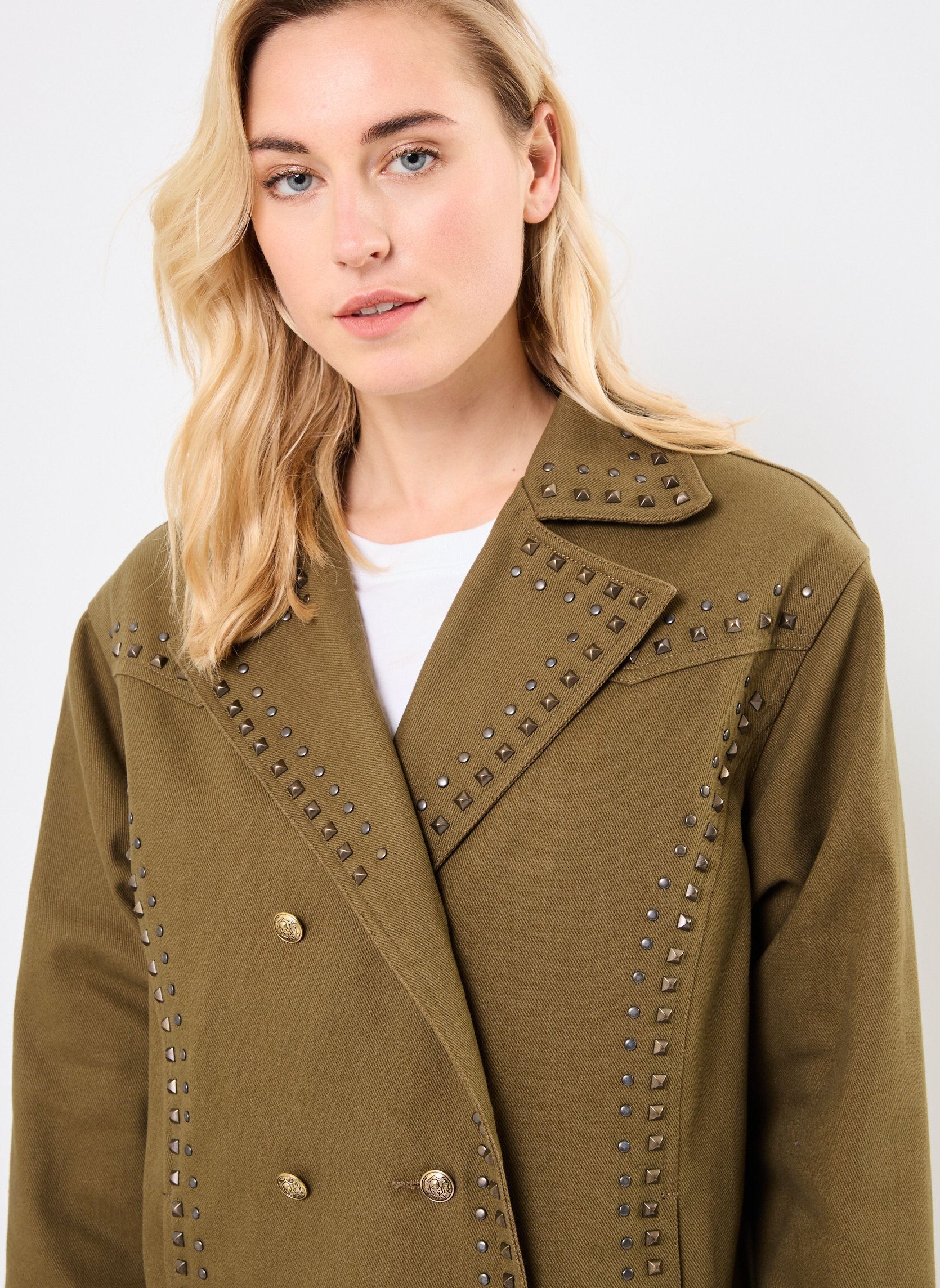 Giubbotti FBLO30006K donna verde The Kooples Giubbotti FBLO30006K donna verde KAK01