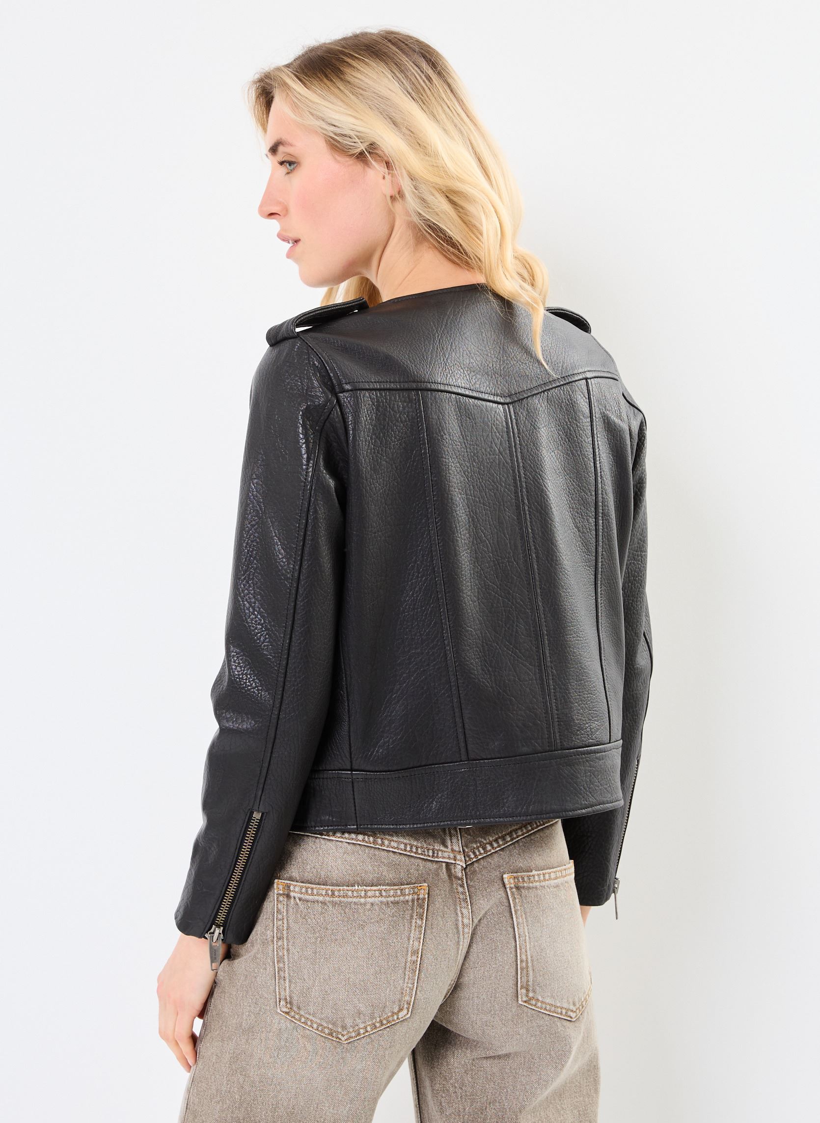 Vestes FCUI30002K femme noir The Kooples Vestes FCUI30002K femme noir BLA01