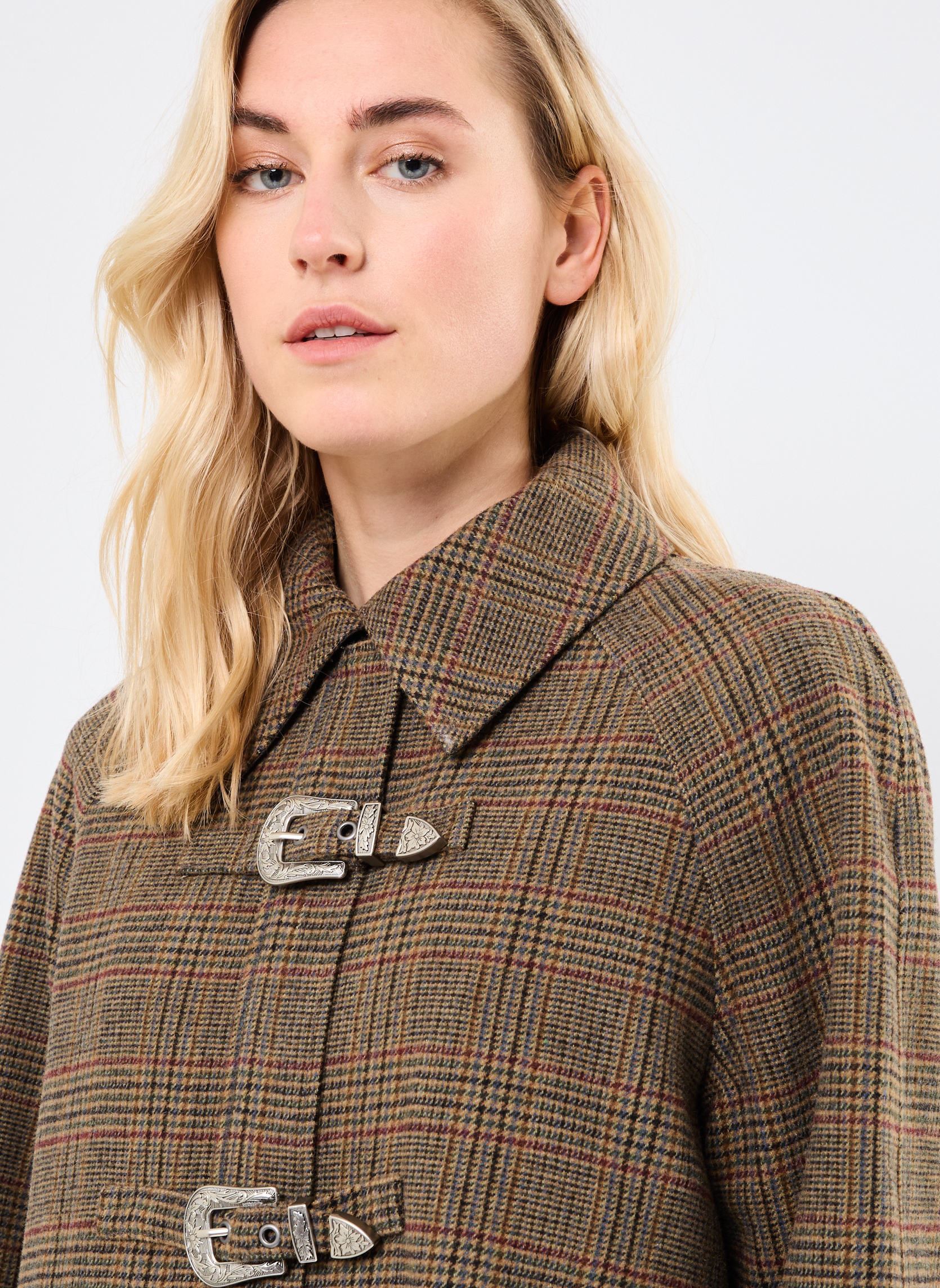 Duffle-coats FMAN30000K femme marron The Kooples Duffle-coats FMAN30000K femme marron BRW08