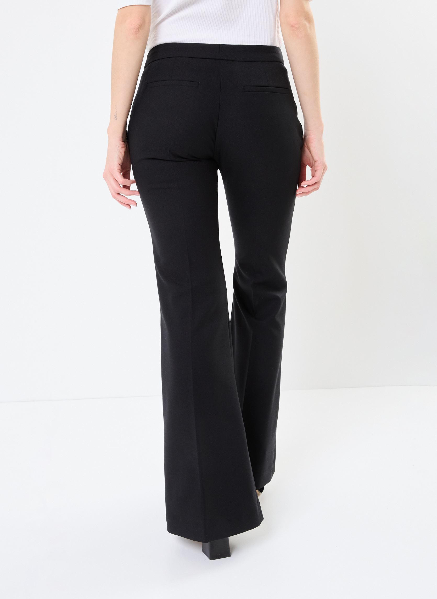 Pantalons de costume FPAN30038K femme noir The Kooples Pantalons de costume FPAN30038K femme noir BLA01