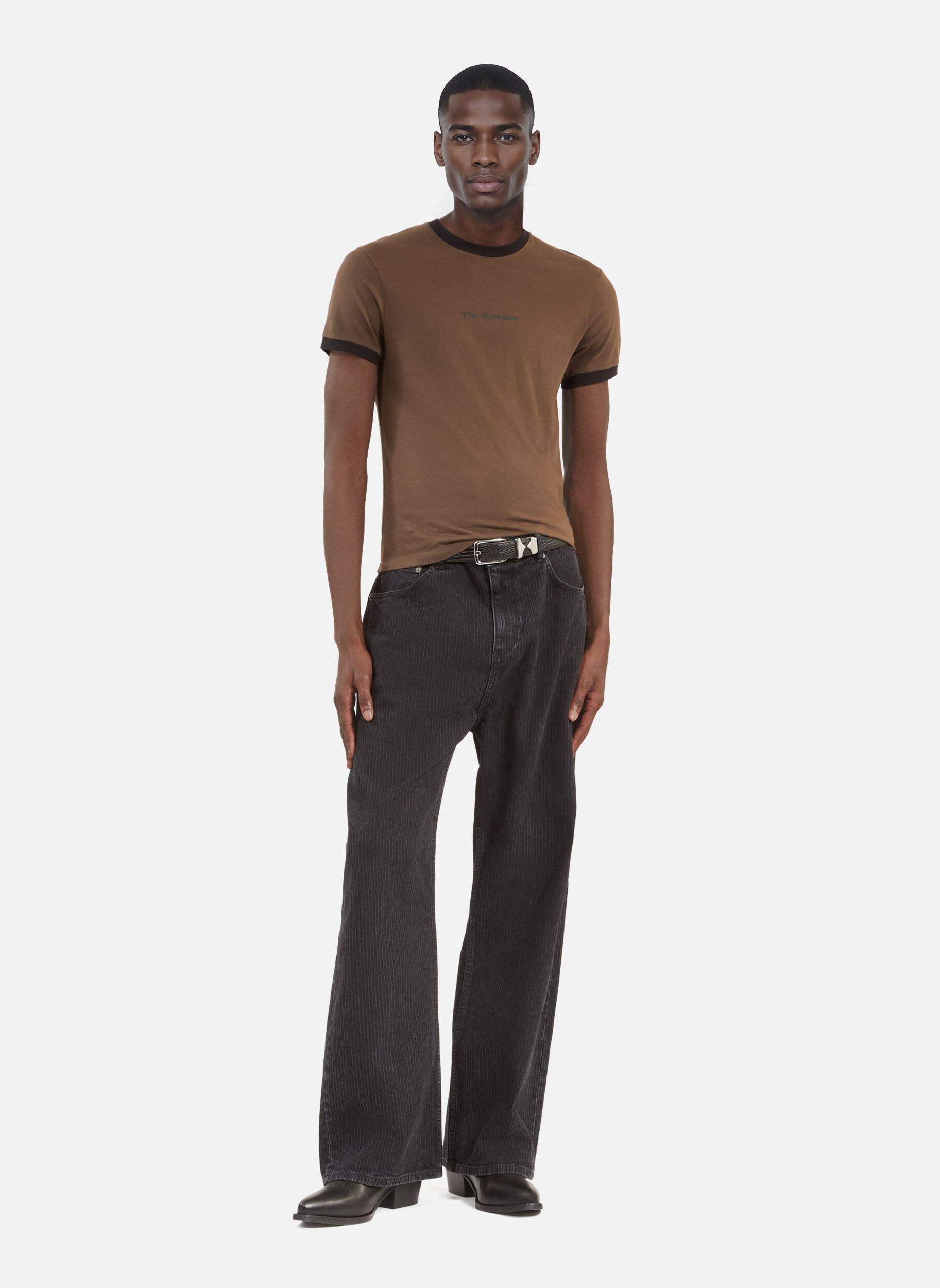Kurzarm-T-Shirts HTSC30003K herren braun The Kooples Kurzarm-T-Shirts HTSC30003K herren braun BRW03