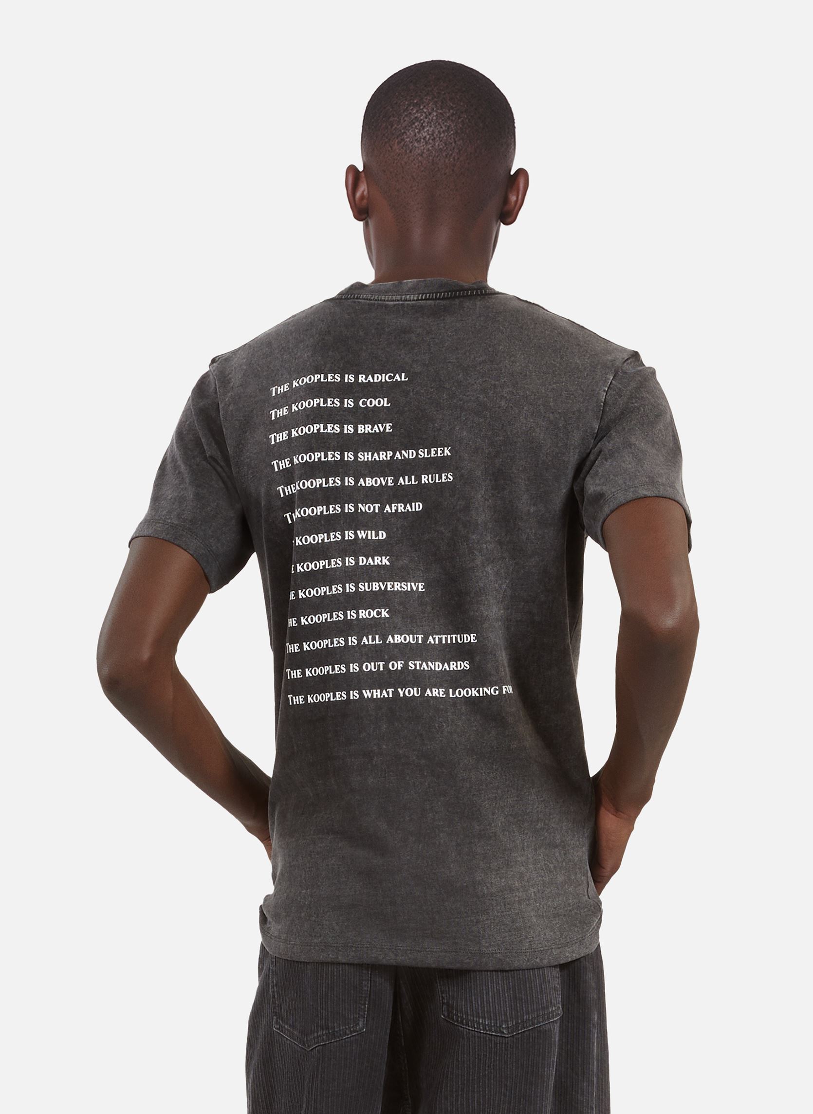 Tee-shirts manches courtes HTSC30038K homme noir The Kooples Tee-shirts manches courtes HTSC30038K homme noir BLA55