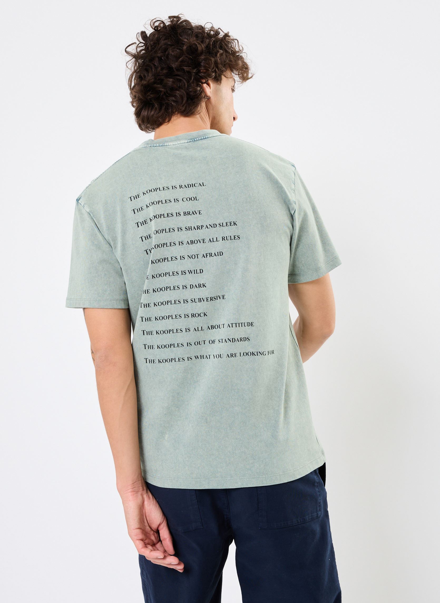 Tee-shirts HTSC30038K homme bleu The Kooples Tee-shirts HTSC30038K homme bleu BLU66