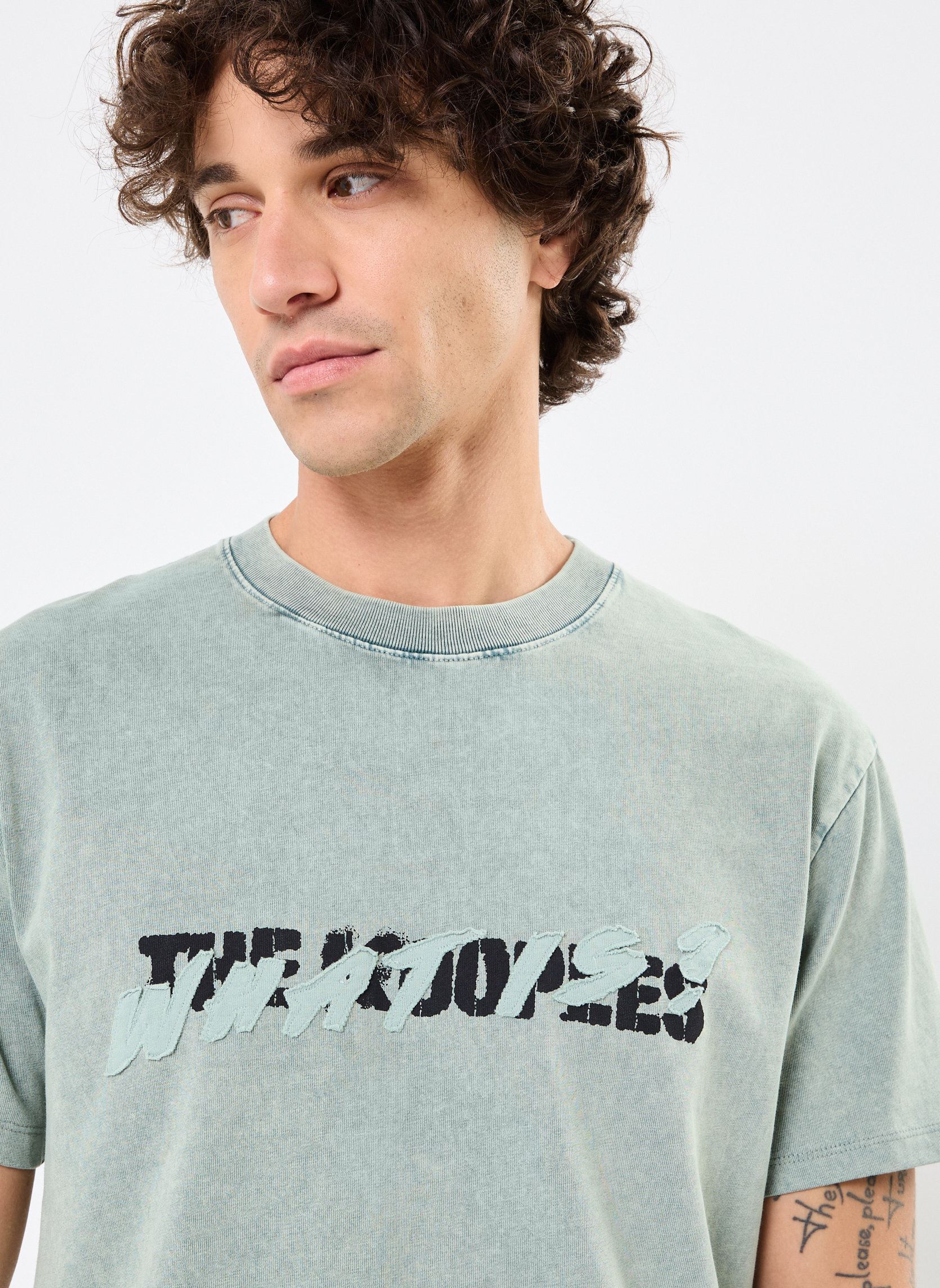 Tee-shirts HTSC30038K homme bleu The Kooples Tee-shirts HTSC30038K homme bleu BLU66