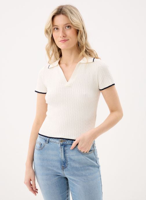 Tee Shirt Femme Helstons BM Girl Blanc, Tee Shirt Moto Femme