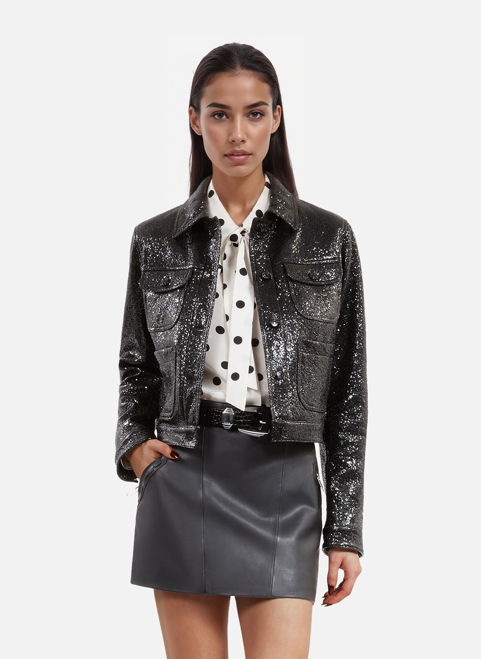 Vêtements The Kooples FBLO30018K pour Accessoires