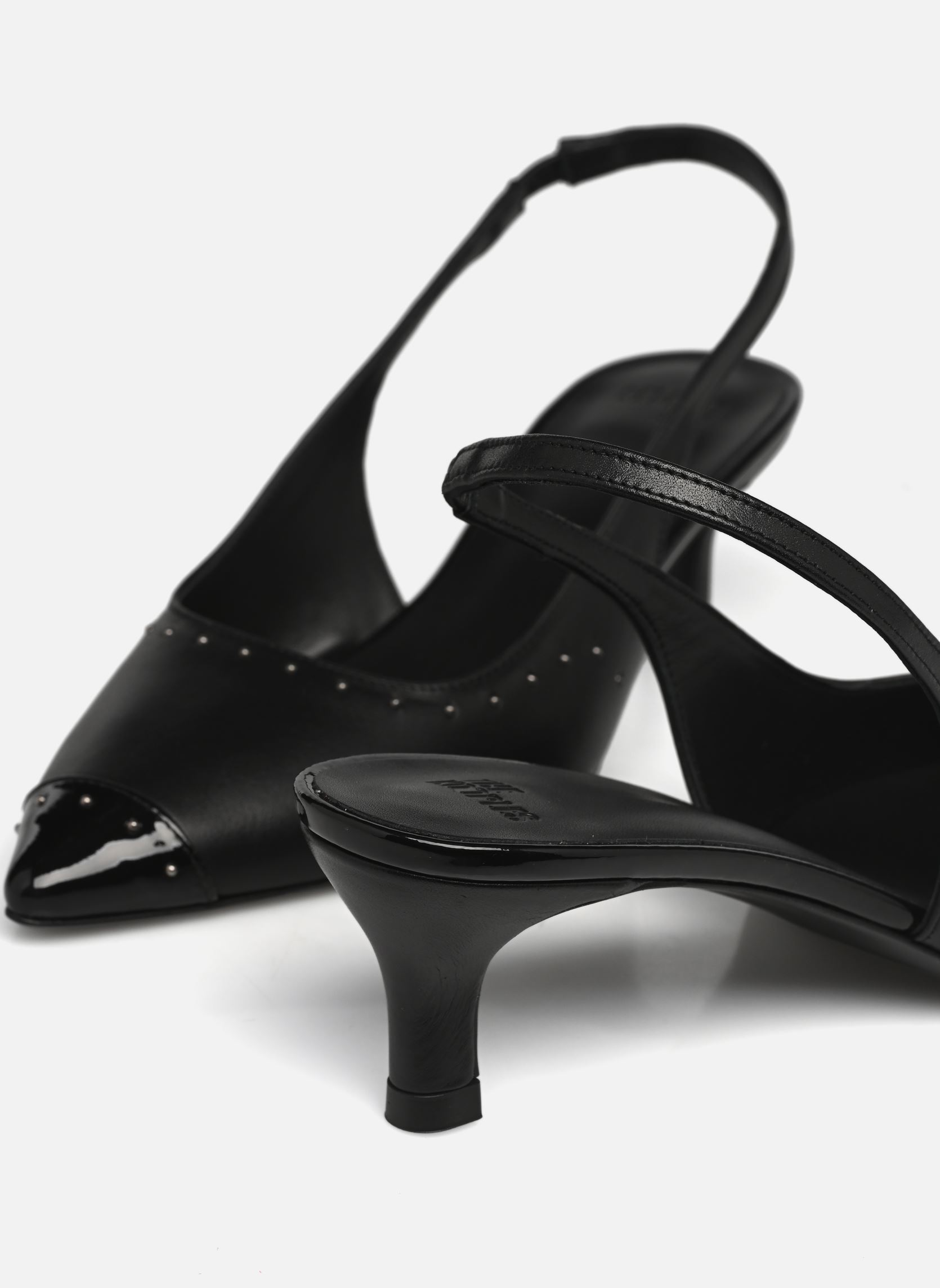 Pumps mit Riemchen AFCH27045K damen schwarz The Kooples Pumps mit Riemchen AFCH27045K damen schwarz BLA01