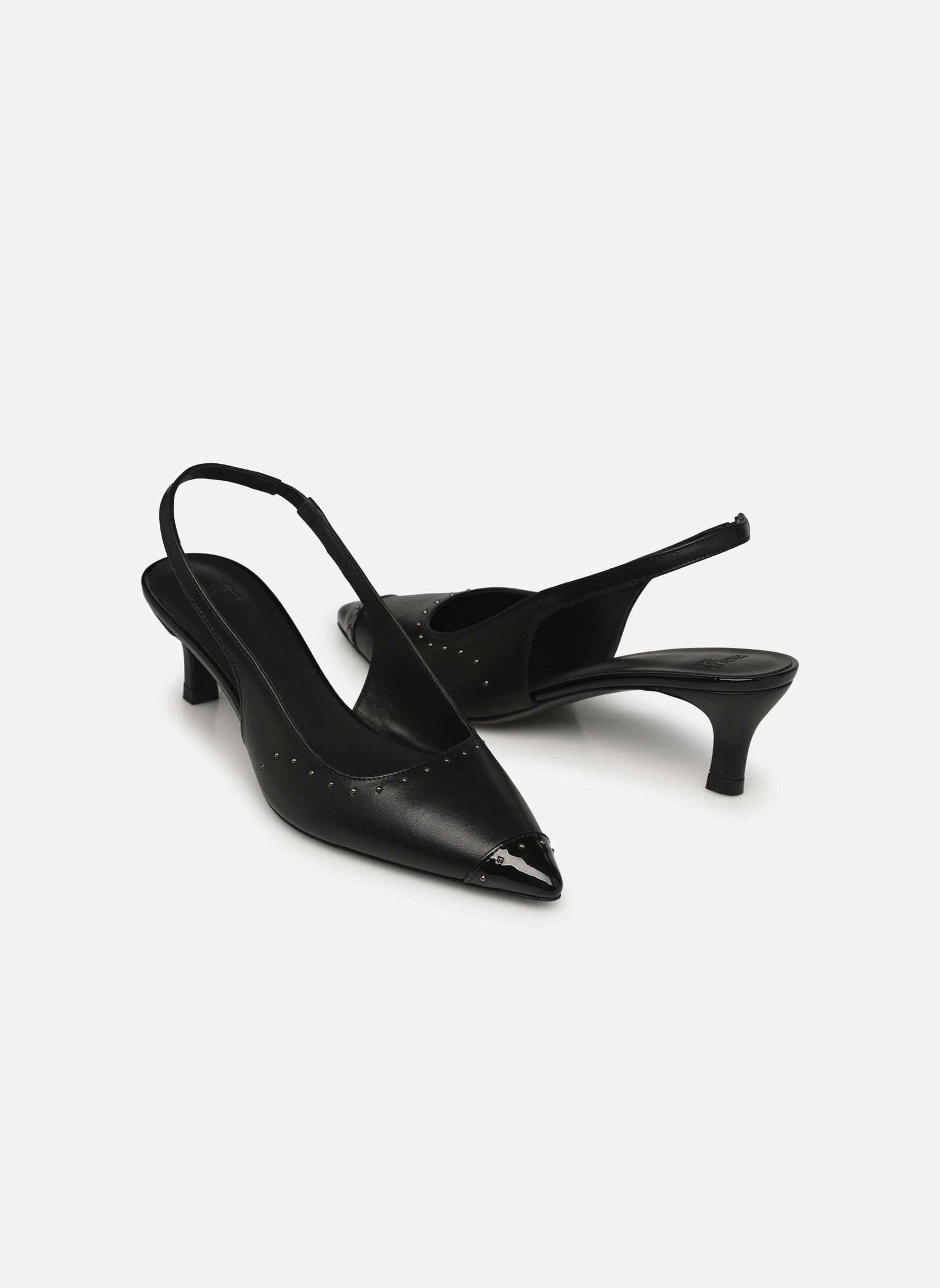 Pumps mit Riemchen AFCH27045K damen schwarz The Kooples Pumps mit Riemchen AFCH27045K damen schwarz BLA01