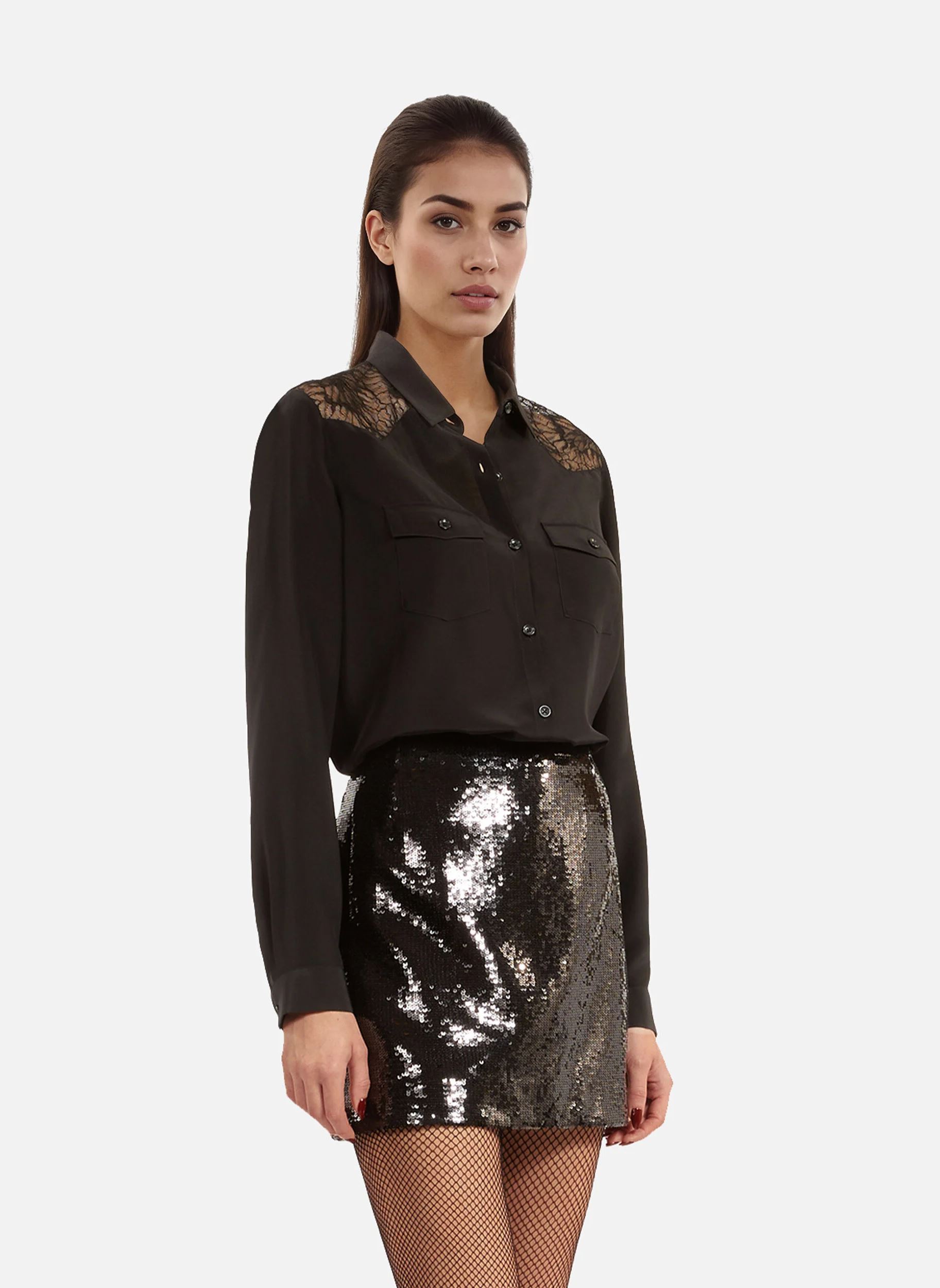 Vêtements The Kooples FCCL30007K pour Accessoires