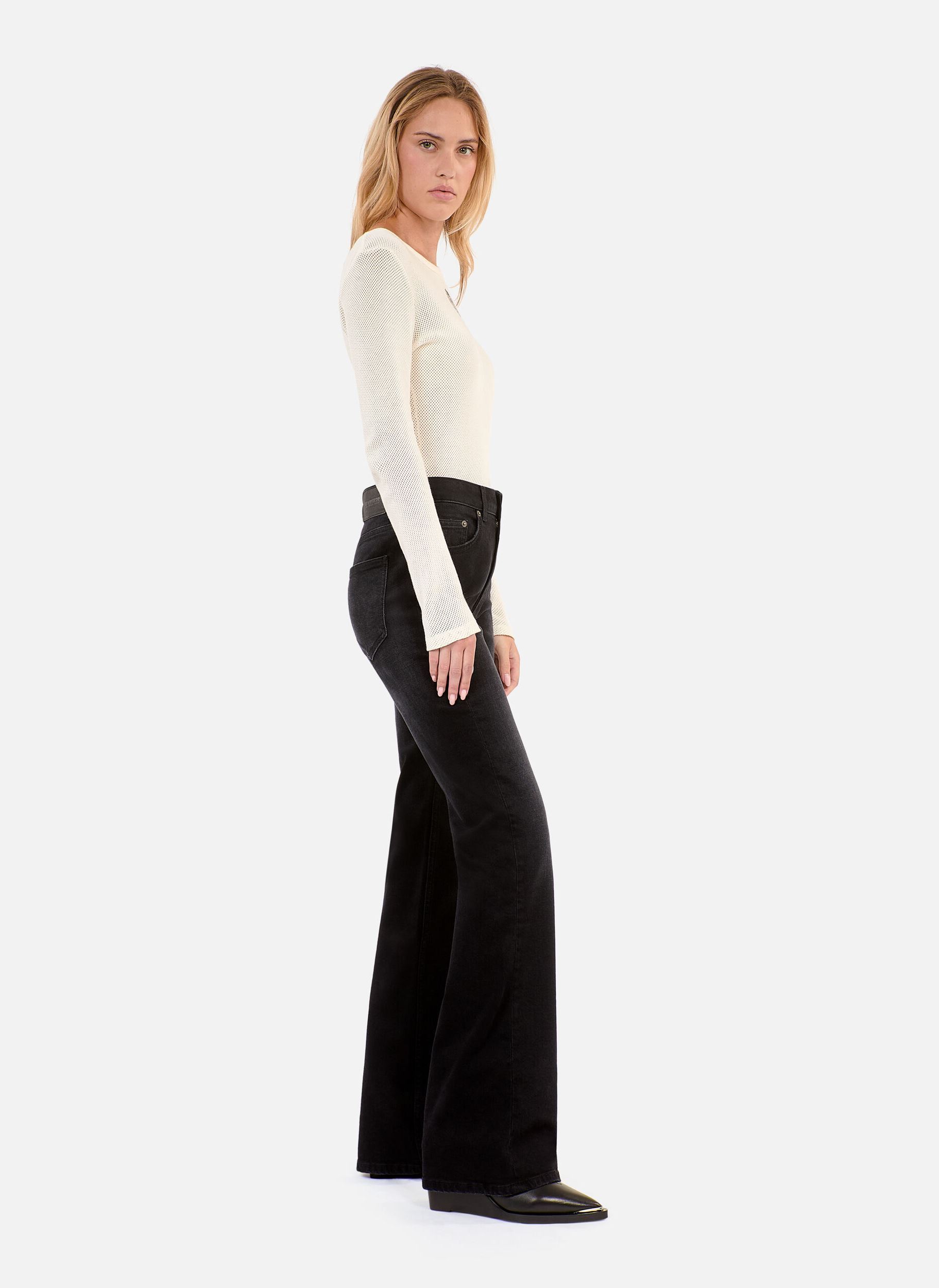 Rechte jeans / Straight Leg Jeans FJEA29034J dames zwart The Kooples Rechte jeans / Straight Leg Jeans FJEA29034J dames zwart BLA55