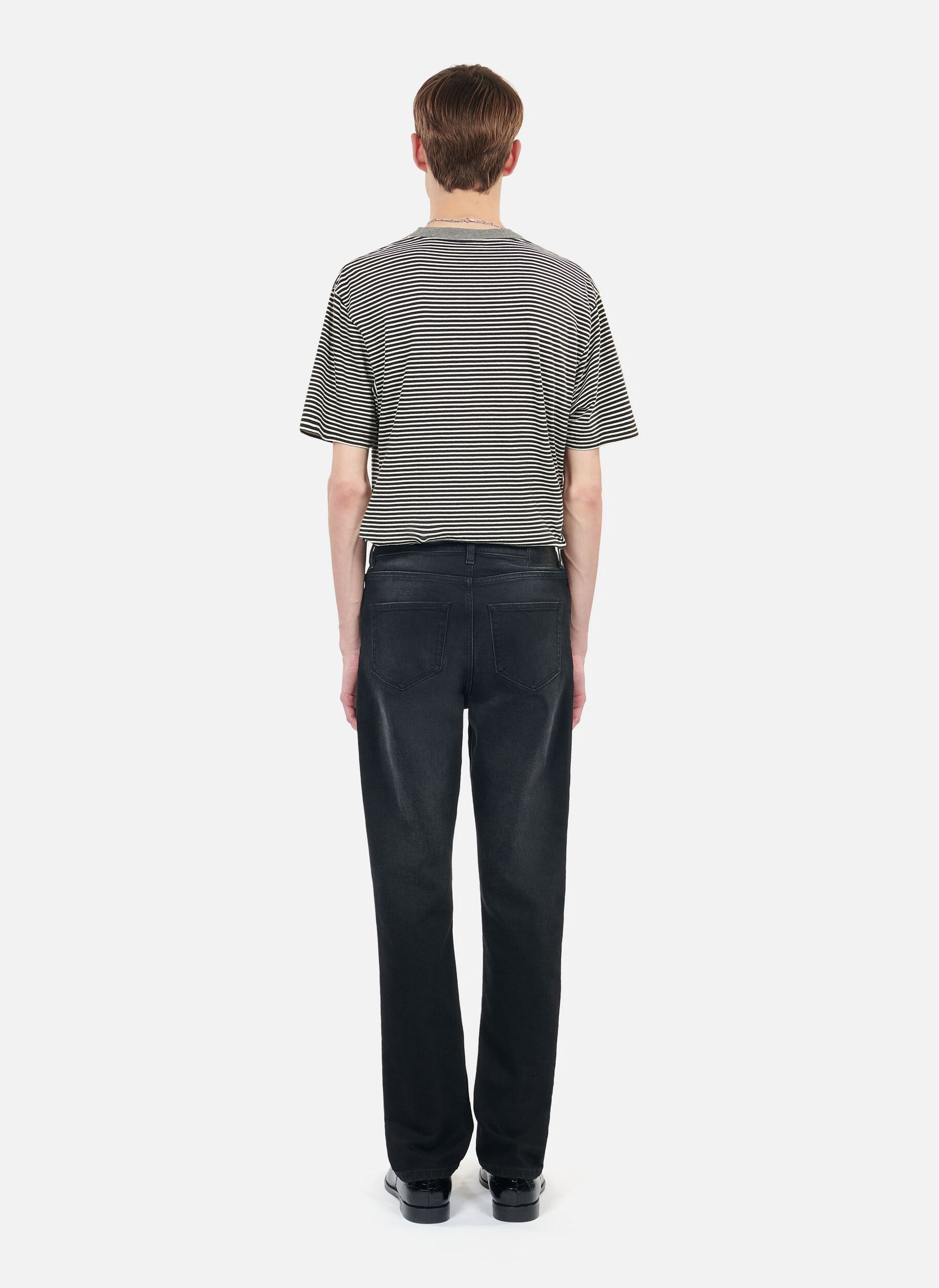 Jeans droit HJEA29016J homme noir The Kooples Jeans droit HJEA29016J homme noir BLA55