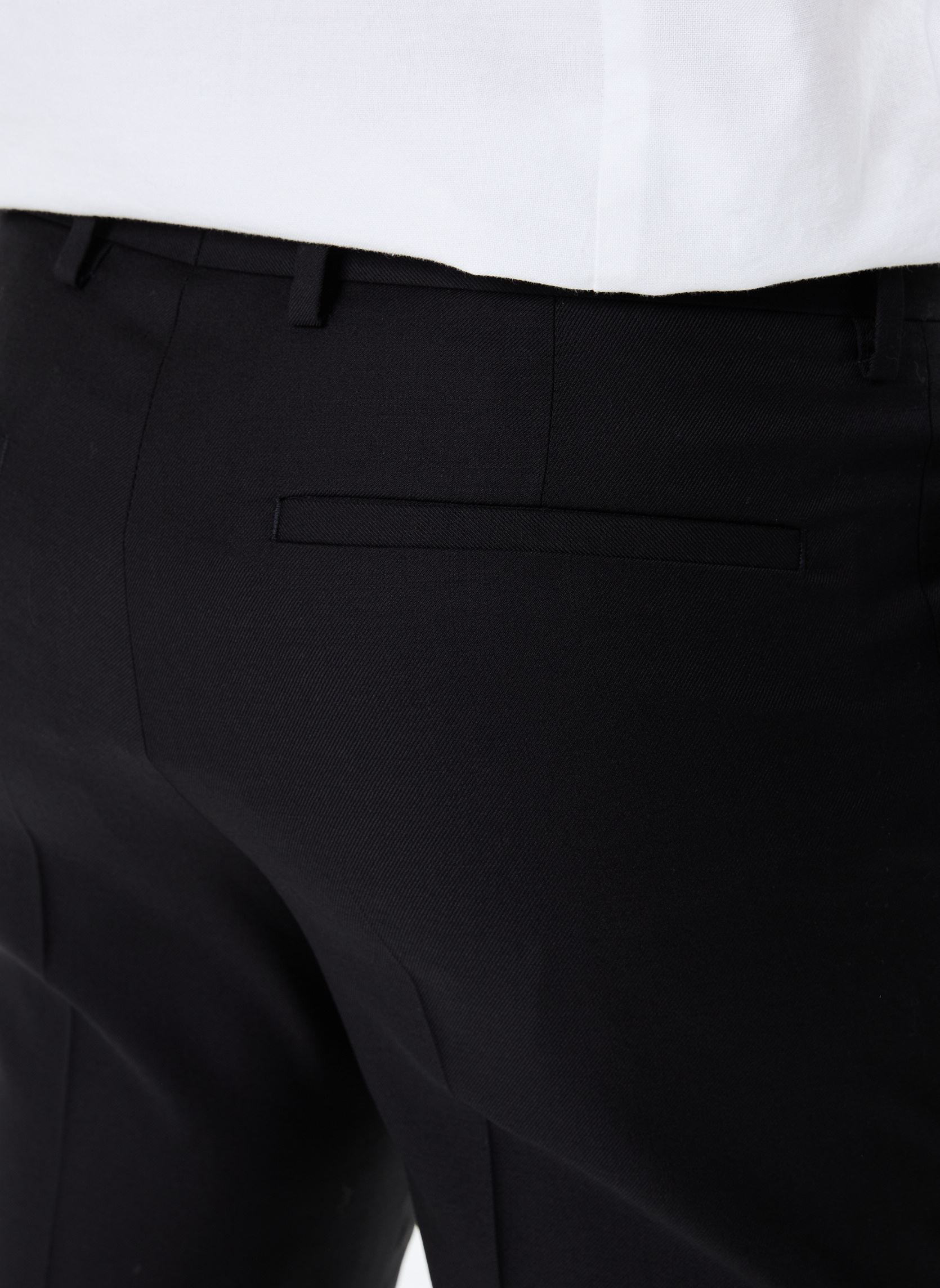 Pantalons de costume HPAN25002K homme noir The Kooples Pantalons de costume HPAN25002K homme noir BLA01