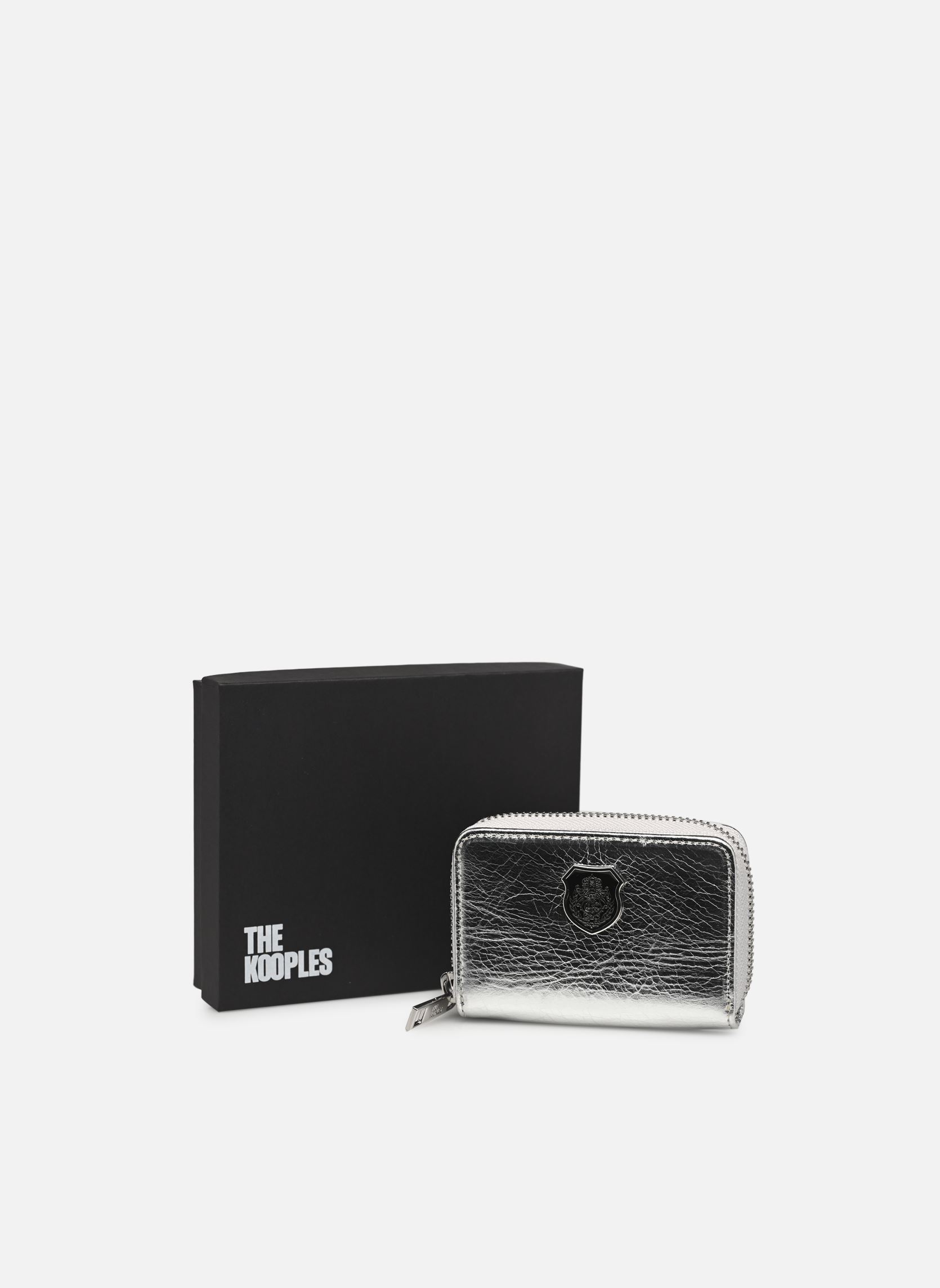 Porte-monnaies AFPM30002K femme argent The Kooples Porte-monnaies AFPM30002K femme argent SIL06