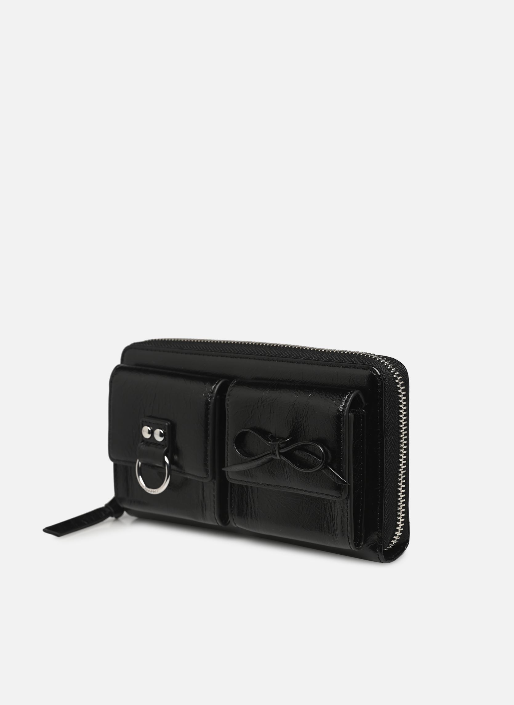Portemonnees AFPM30008K dames zwart The Kooples Portemonnees AFPM30008K dames zwart BLA01