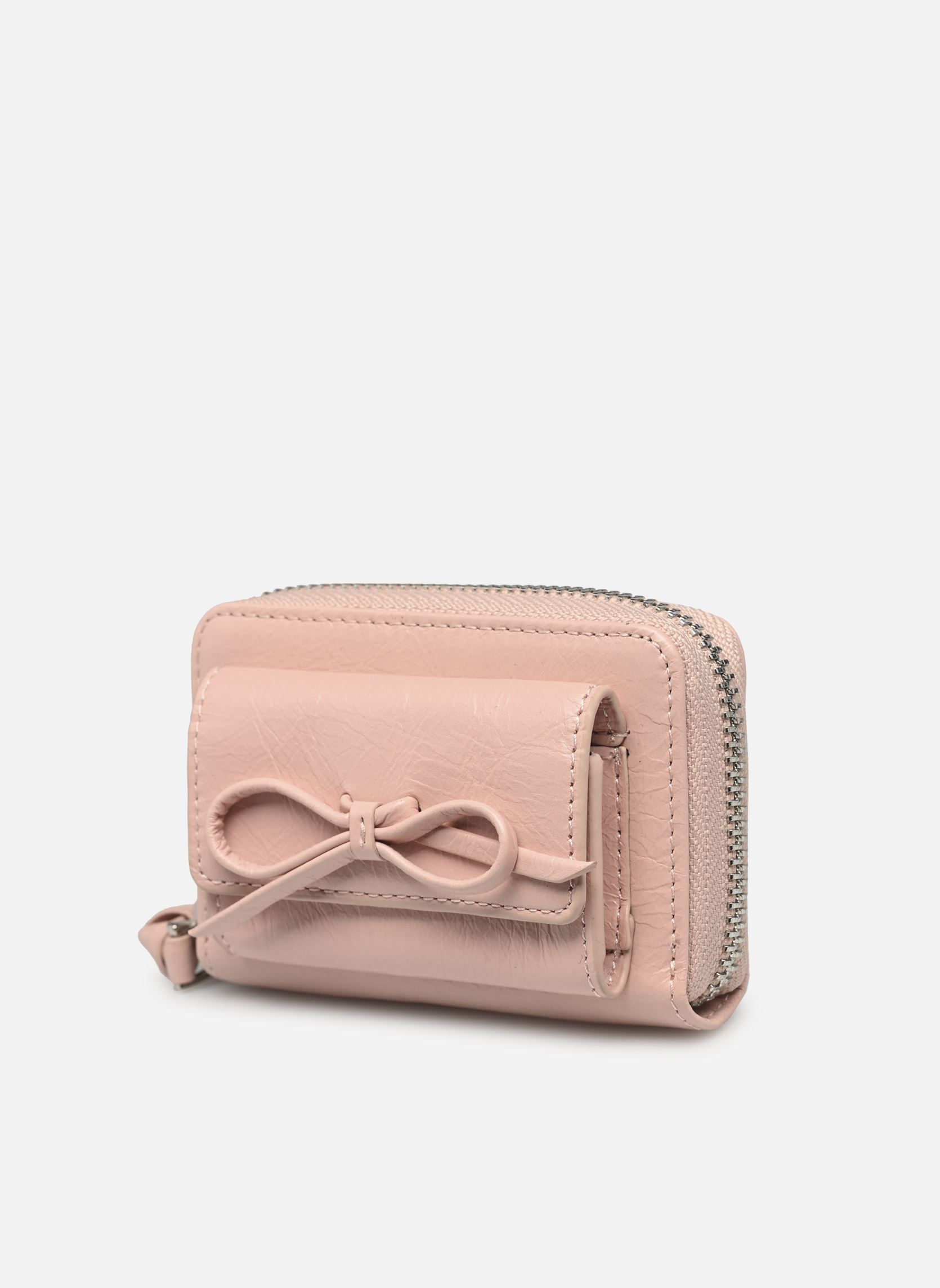 Porte-monnaies AFPM30010K femme rose The Kooples Porte-monnaies AFPM30010K femme rose PIN01