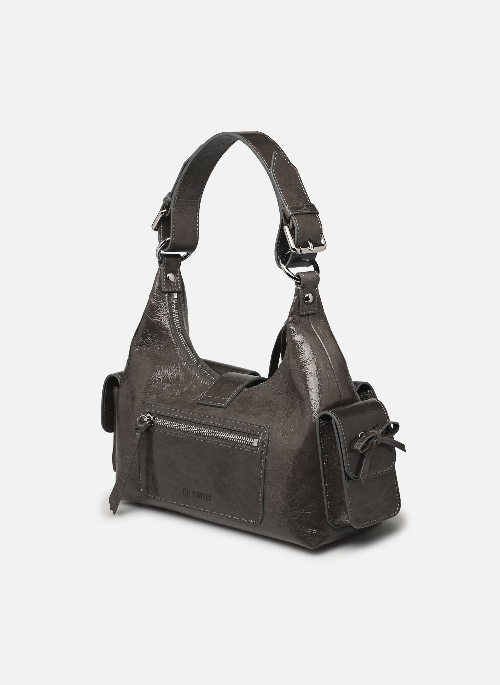 Sacs à main AFSAMELIA06 femme gris The Kooples Sacs à main AFSAMELIA06 femme gris GRY01