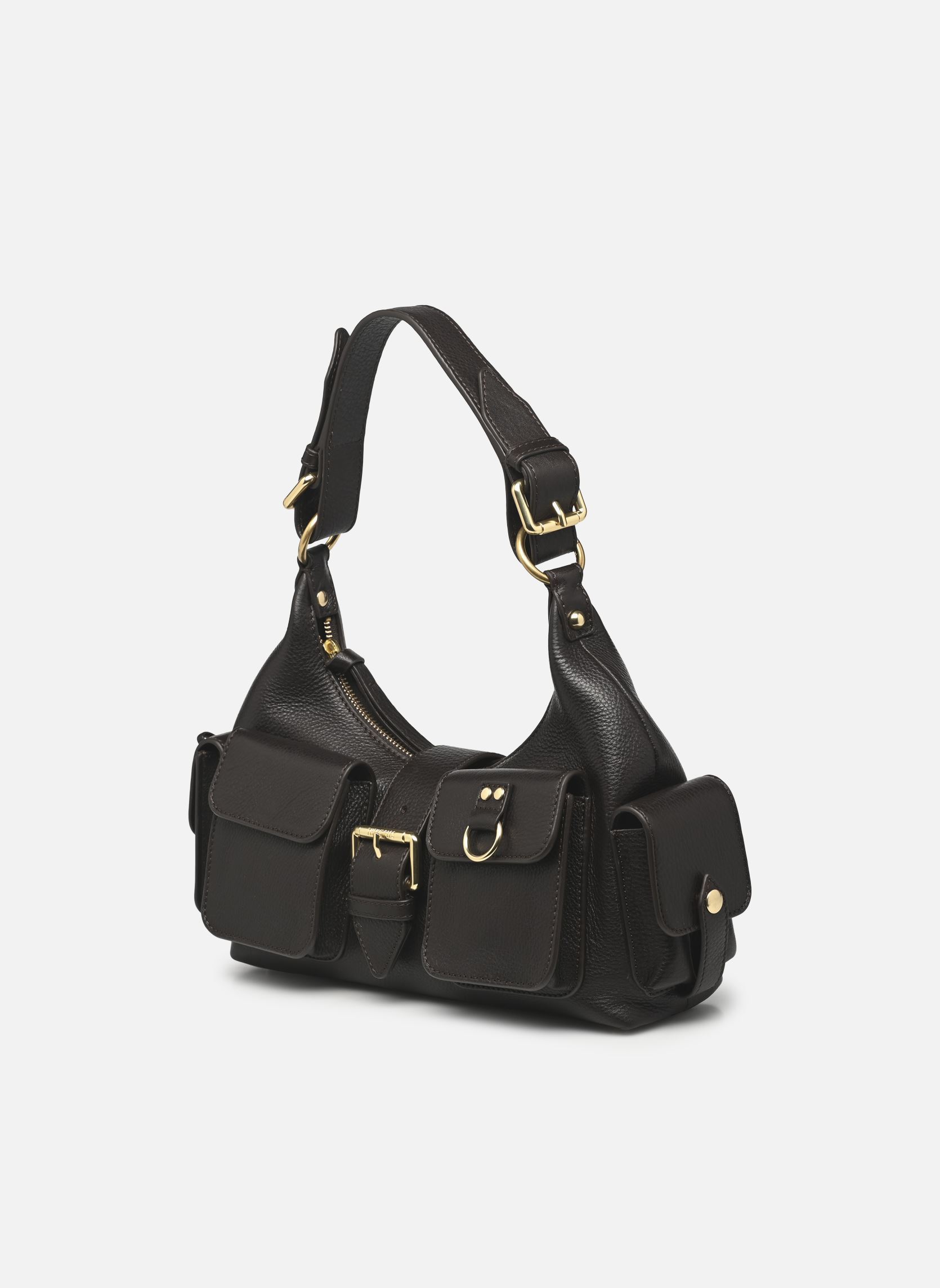 Sacs bandoulière AFSAMELIA17 femme marron The Kooples Sacs bandoulière AFSAMELIA17 femme marron BRW01