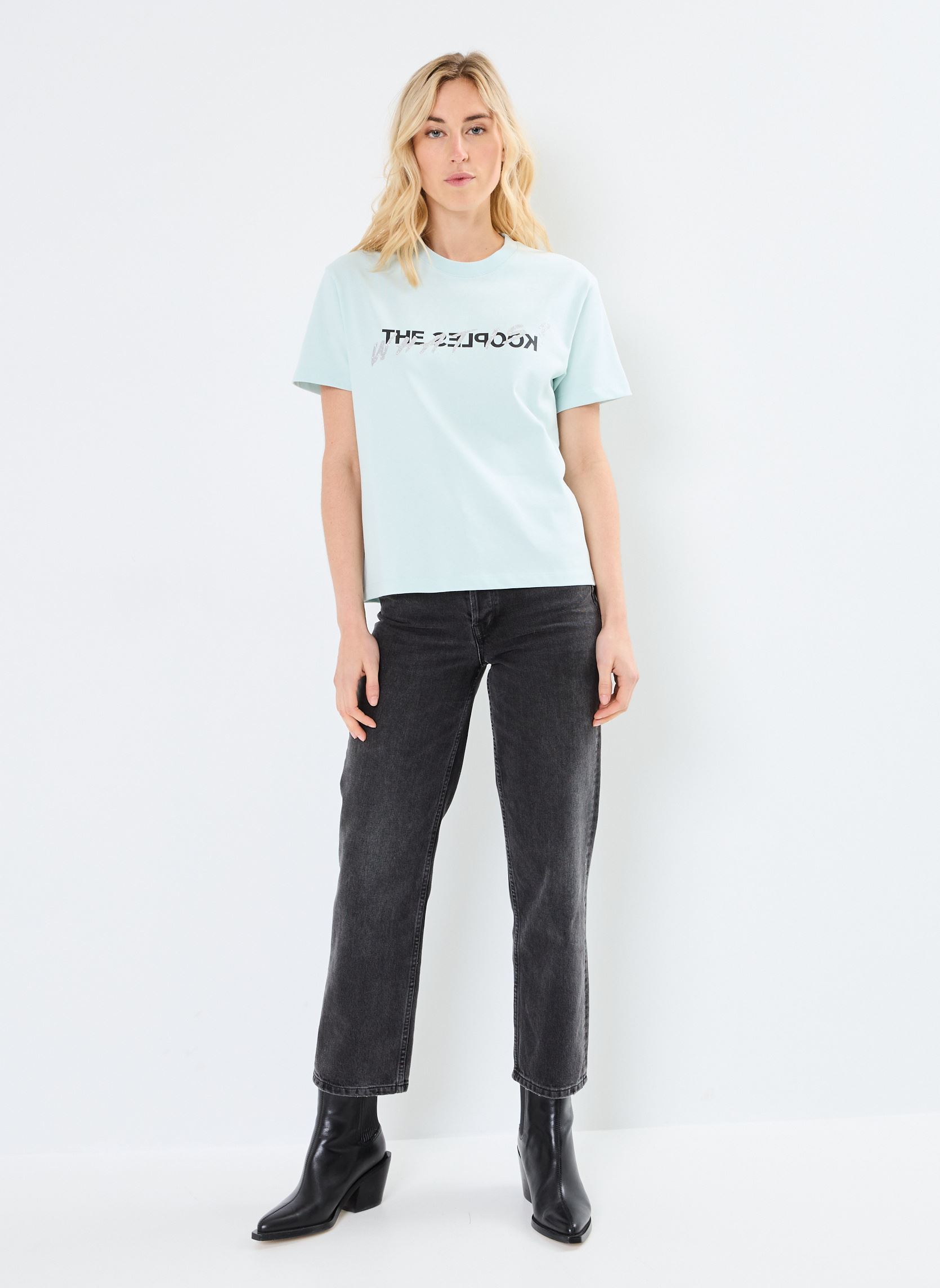 Kurzarm-T-Shirts FTSC30062K damen blau The Kooples Kurzarm-T-Shirts FTSC30062K damen blau BLU32