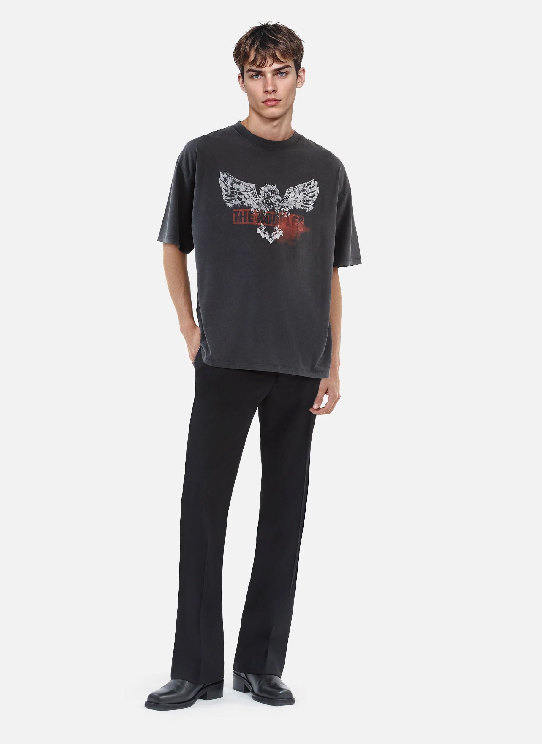 Kurzarm-T-Shirts HTSC30005K herren schwarz The Kooples Kurzarm-T-Shirts HTSC30005K herren schwarz BLA55