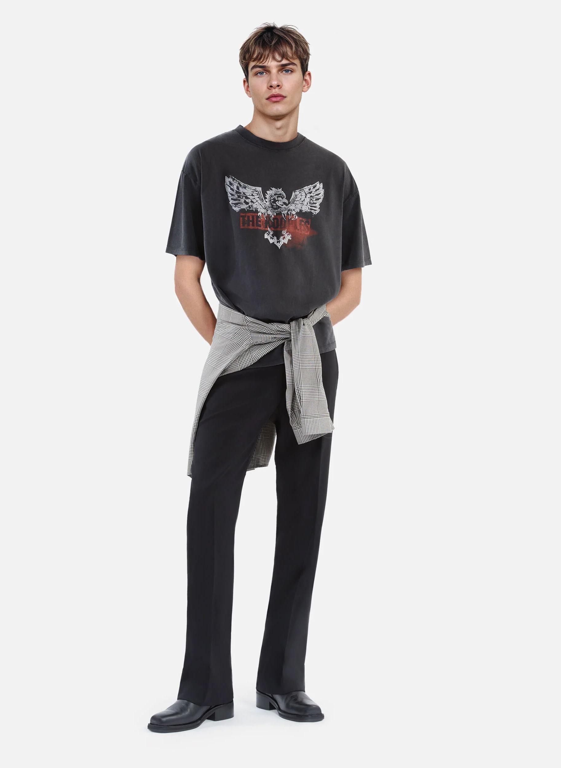 Kurzarm-T-Shirts HTSC30005K herren schwarz The Kooples Kurzarm-T-Shirts HTSC30005K herren schwarz BLA55