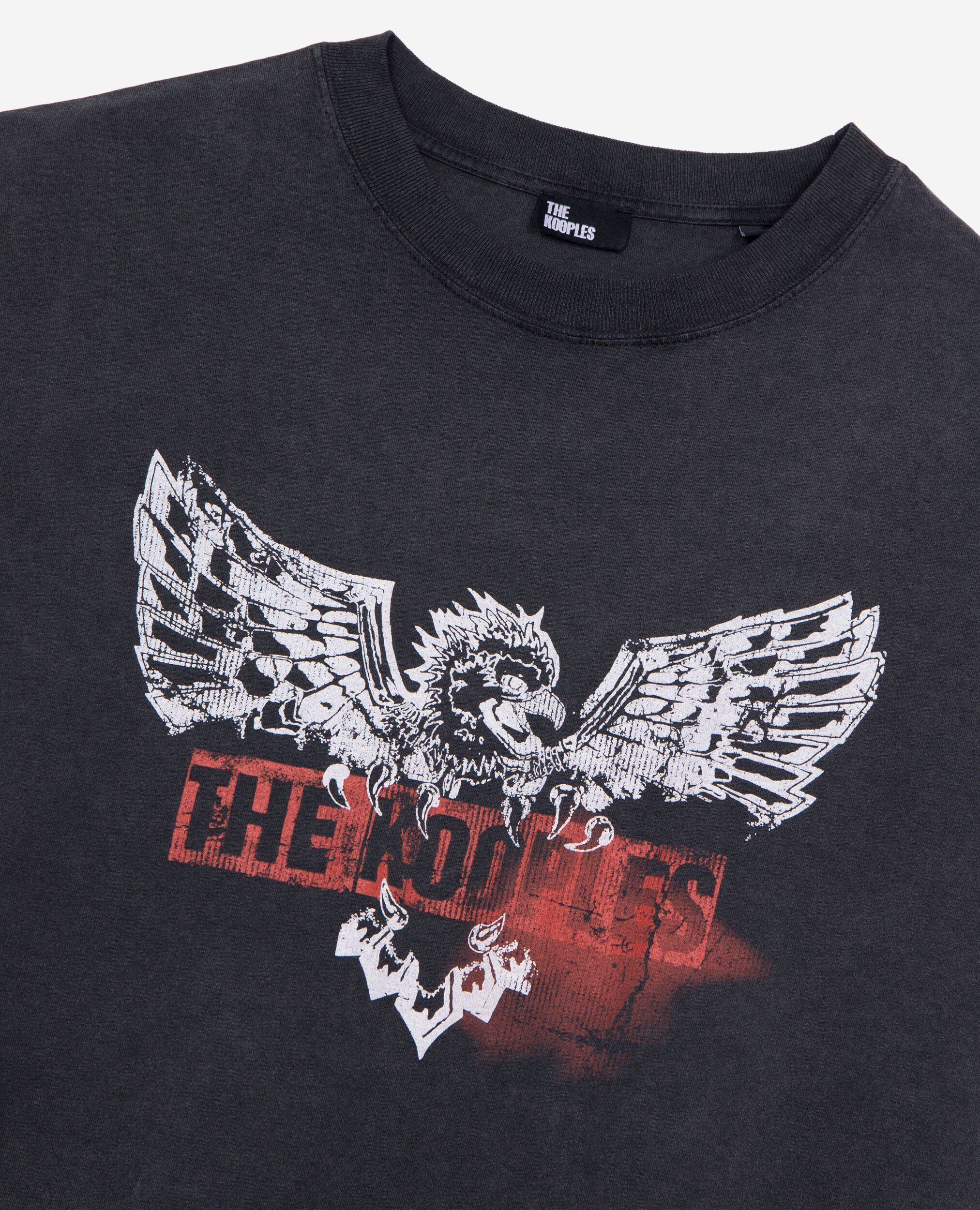 Kurzarm-T-Shirts HTSC30005K herren schwarz The Kooples Kurzarm-T-Shirts HTSC30005K herren schwarz BLA55