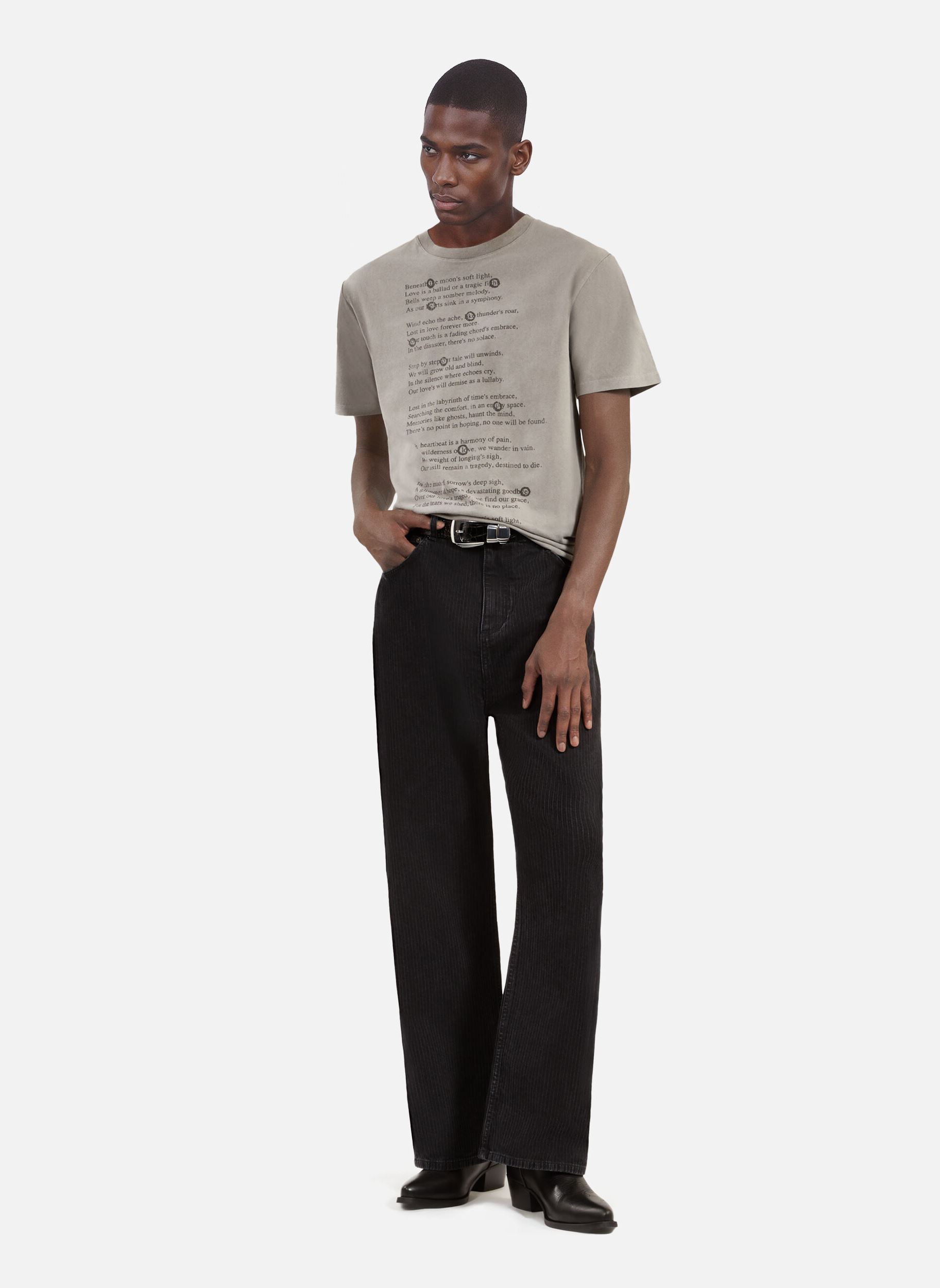 Tee-shirts manches courtes HTSC30060K homme gris The Kooples Tee-shirts manches courtes HTSC30060K homme gris GRY23