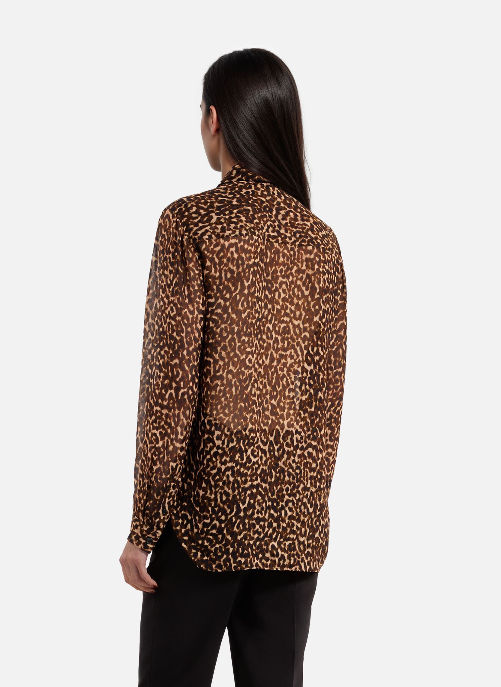 Bluse a maniche lunghe FCCL30026K donna marrone The Kooples Bluse a maniche lunghe FCCL30026K donna marrone LEO01