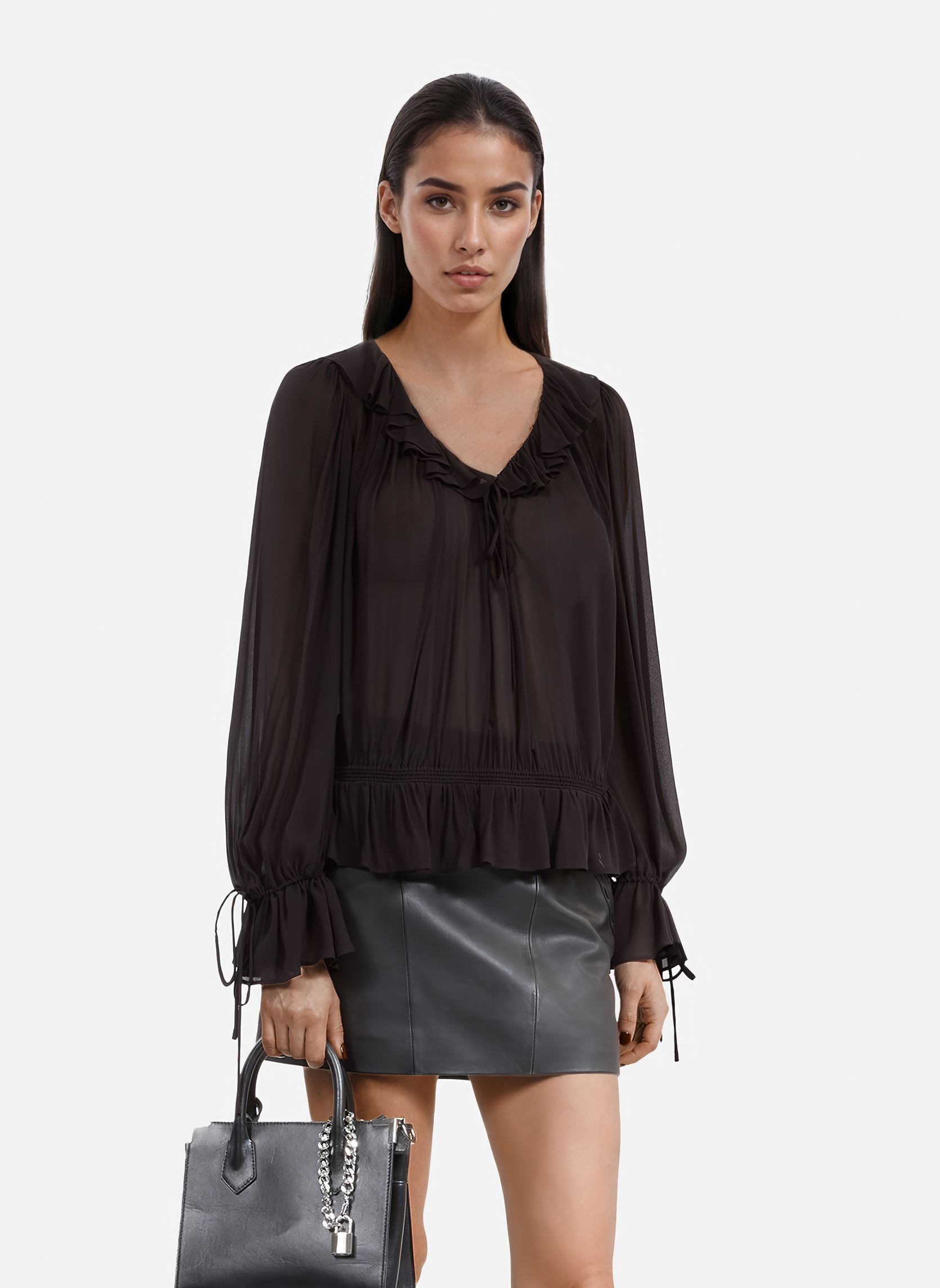 Vêtements The Kooples FTOP30017K pour Accessoires