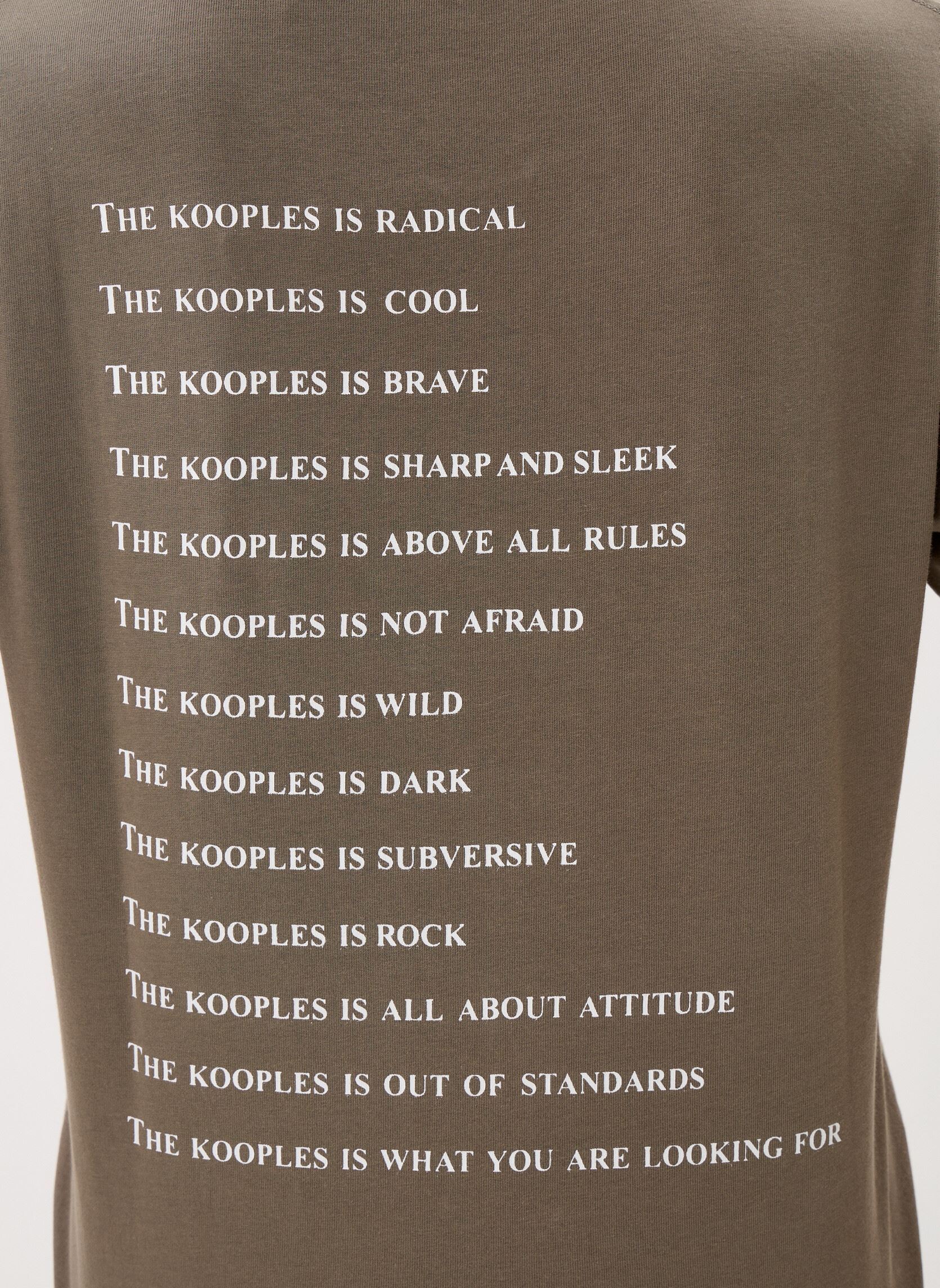 Tee-shirts manches courtes FTSC30027K femme vert The Kooples Tee-shirts manches courtes FTSC30027K femme vert KAK37