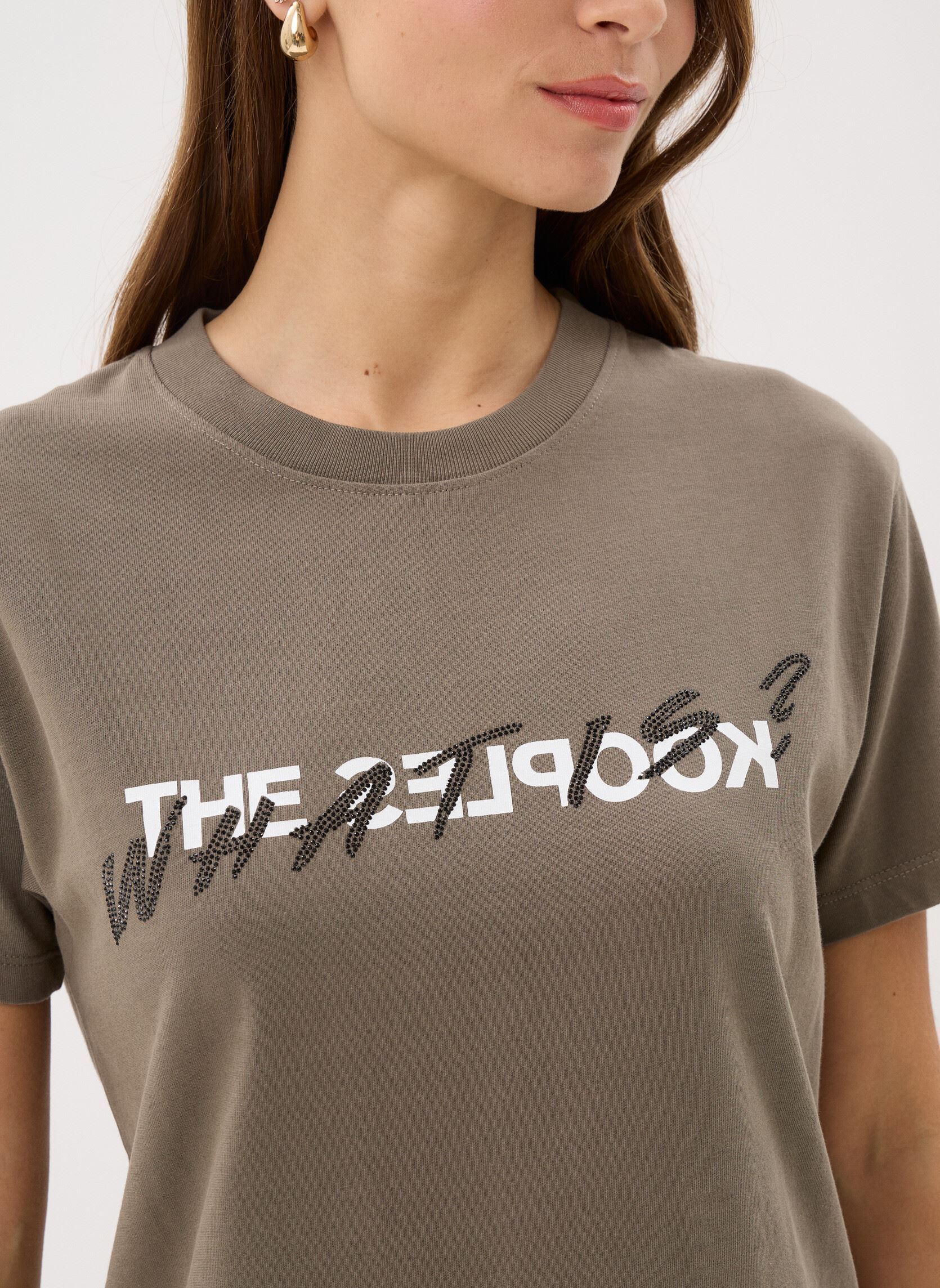 Tee-shirts manches courtes FTSC30027K femme vert The Kooples Tee-shirts manches courtes FTSC30027K femme vert KAK37