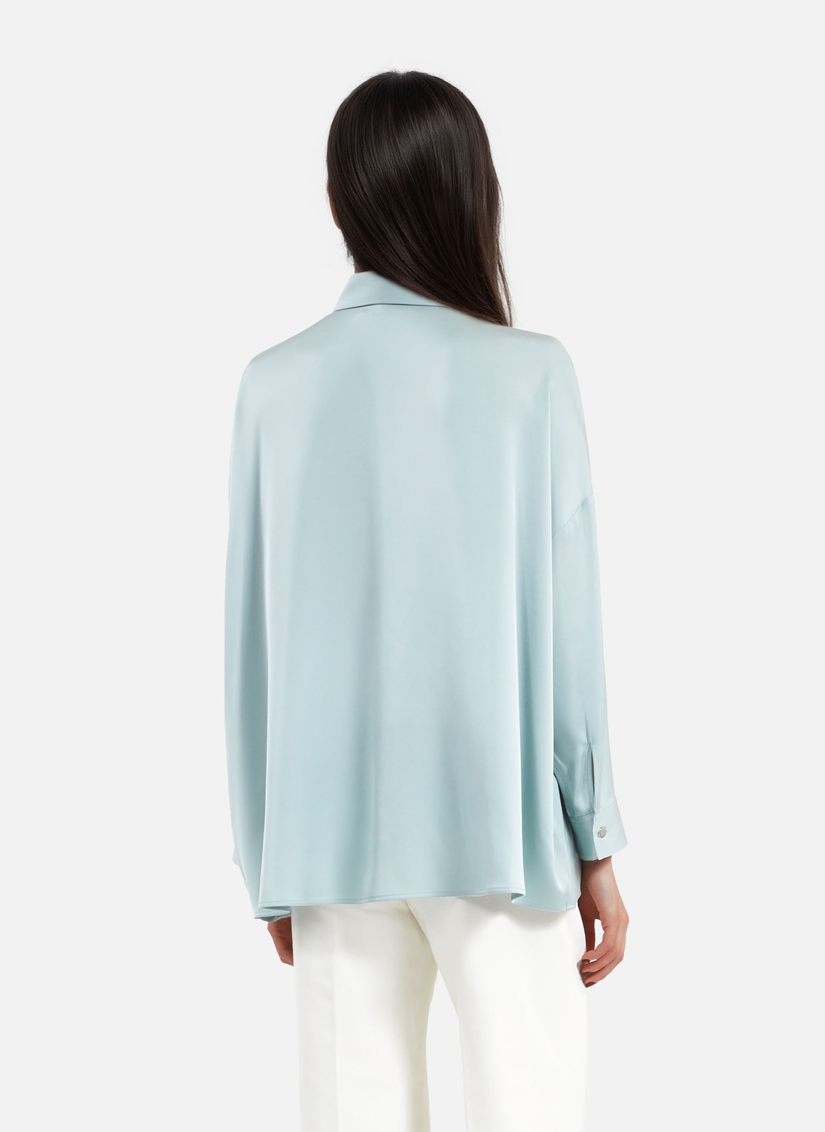 Langarm-Hemden FCCL30032K damen blau The Kooples Langarm-Hemden FCCL30032K damen blau BLU66