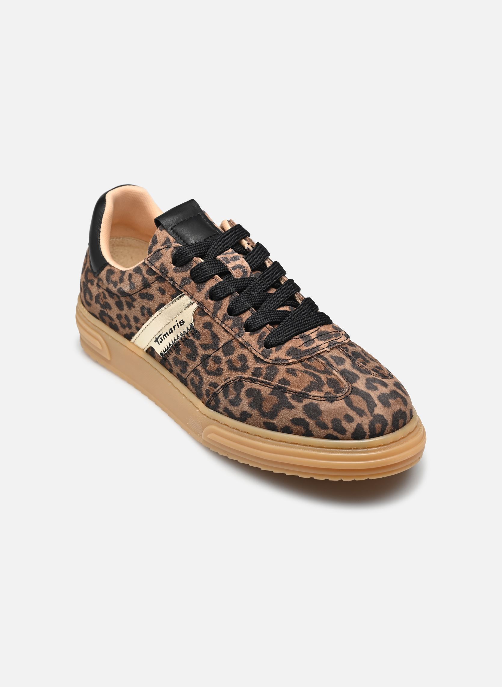 Sneakers basse 23788-42 donna marrone Tamaris Sneakers basse 23788-42 donna marrone LEOPARD COMB