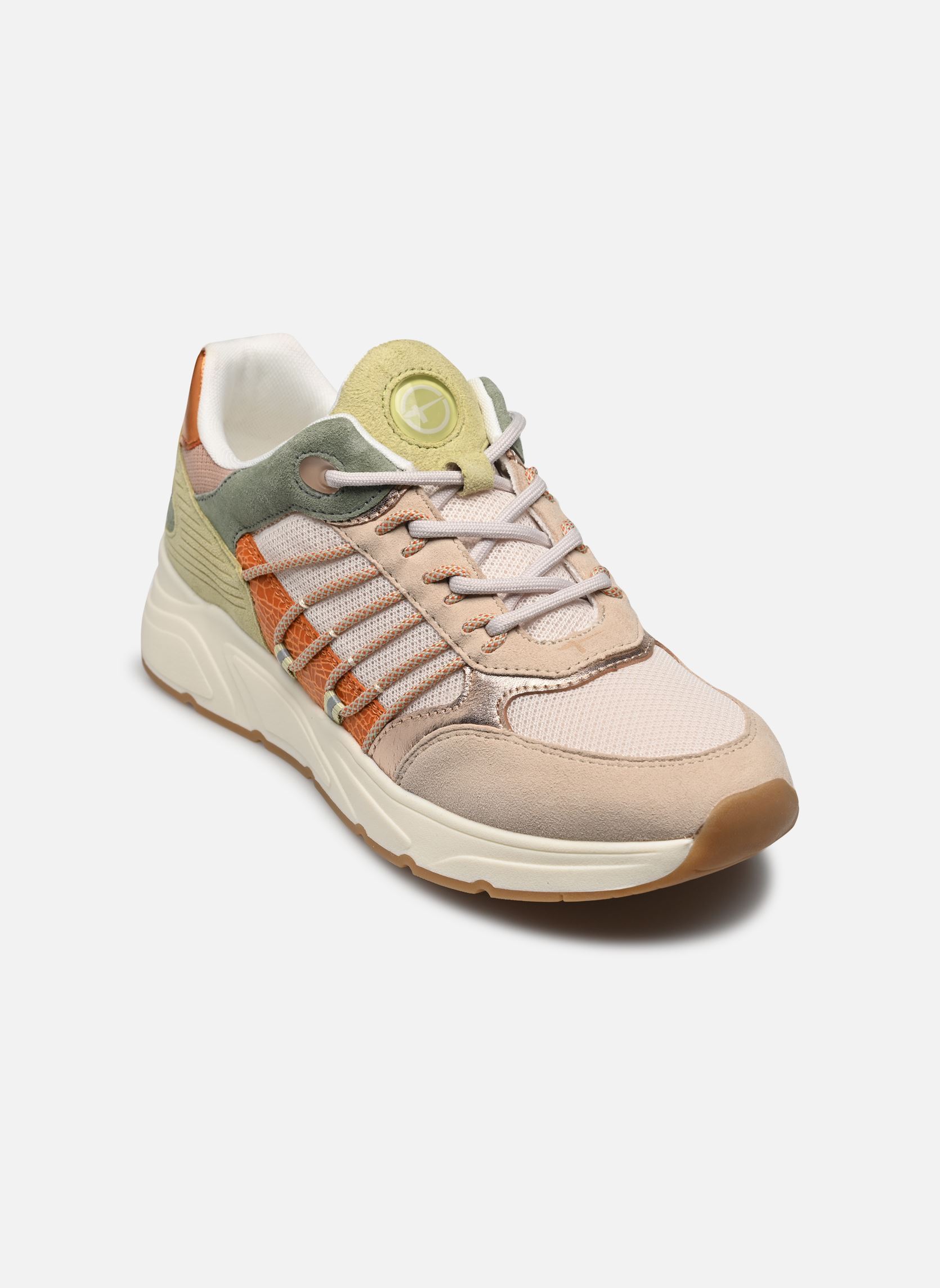 Baskets basses 23762-44 femme multicolore Tamaris Baskets basses 23762-44 femme multicolore ORANGE COMB