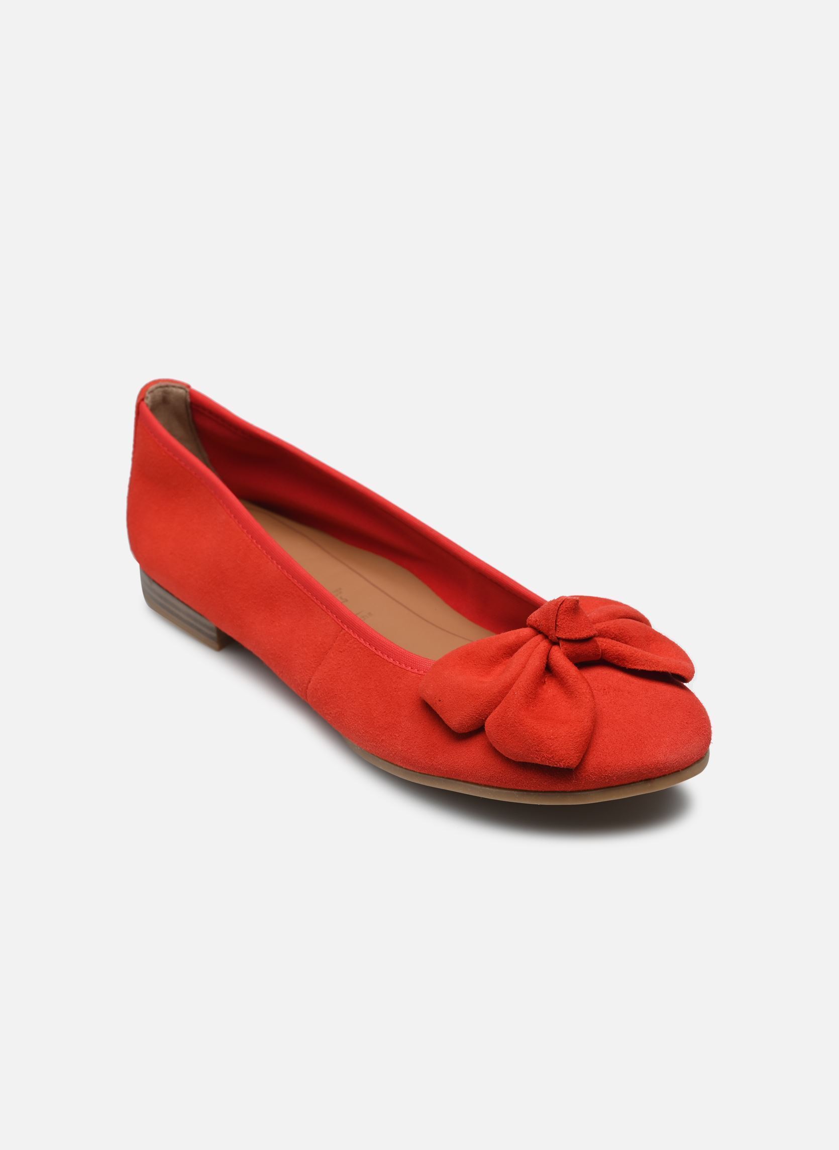 Klassische Ballerinas 22141-44 damen rot Tamaris Klassische Ballerinas 22141-44 damen rot RED