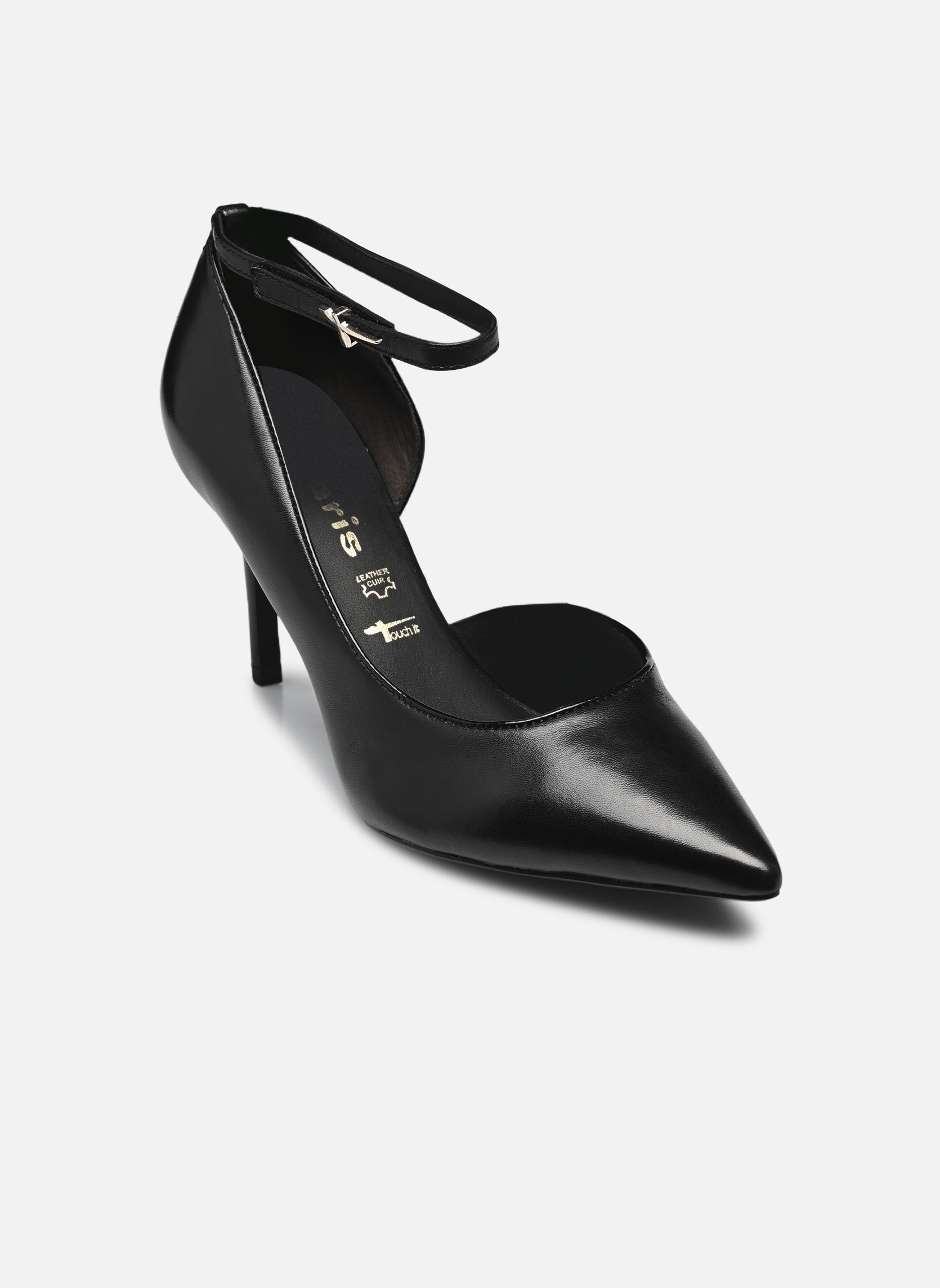 Zapatos de tacón 22438-44 mujer negro Tamaris Zapatos de tacón 22438-44 mujer negro BLACK LEATHER