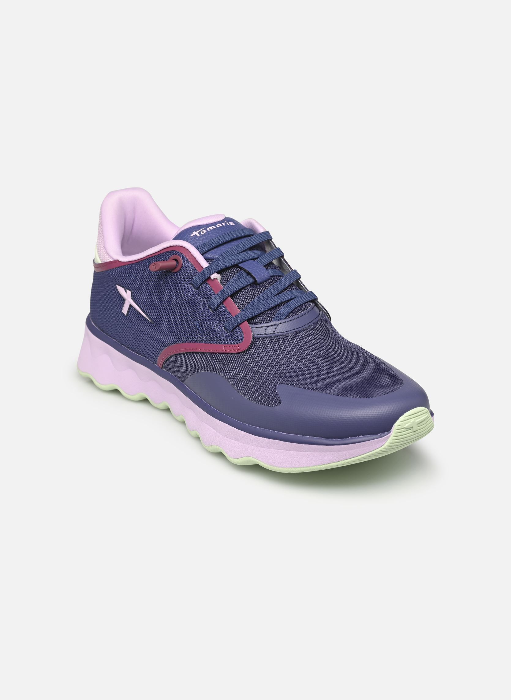 Lage sneakers 23700-44 dames paars Tamaris Lage sneakers 23700-44 dames paars PURPLE COMB