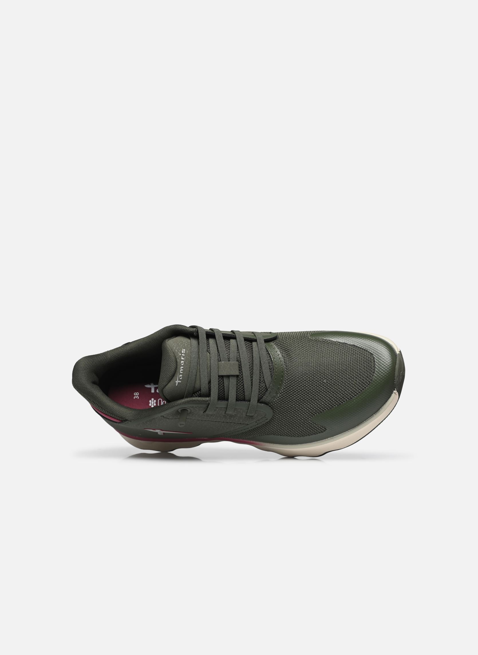 Baskets basses 23700-44 femme vert Tamaris Baskets basses 23700-44 femme vert OLIVE COMB