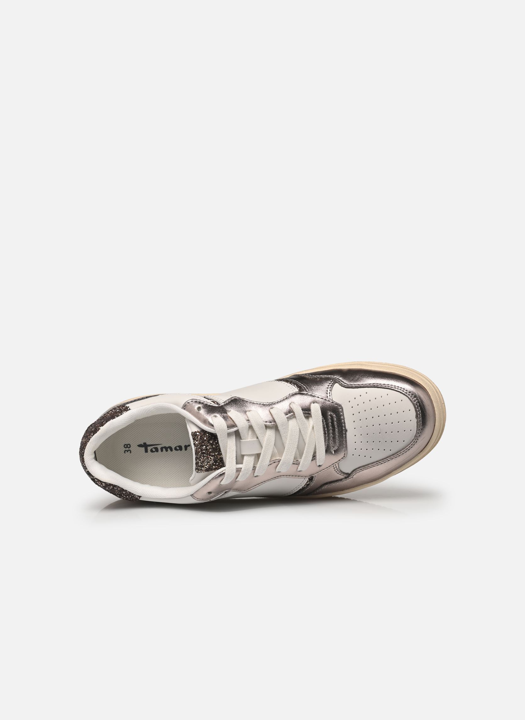Sneakers basse 23729-44 donna oro e bronzo Tamaris Sneakers basse 23729-44 donna oro e bronzo PEWTER COMB
