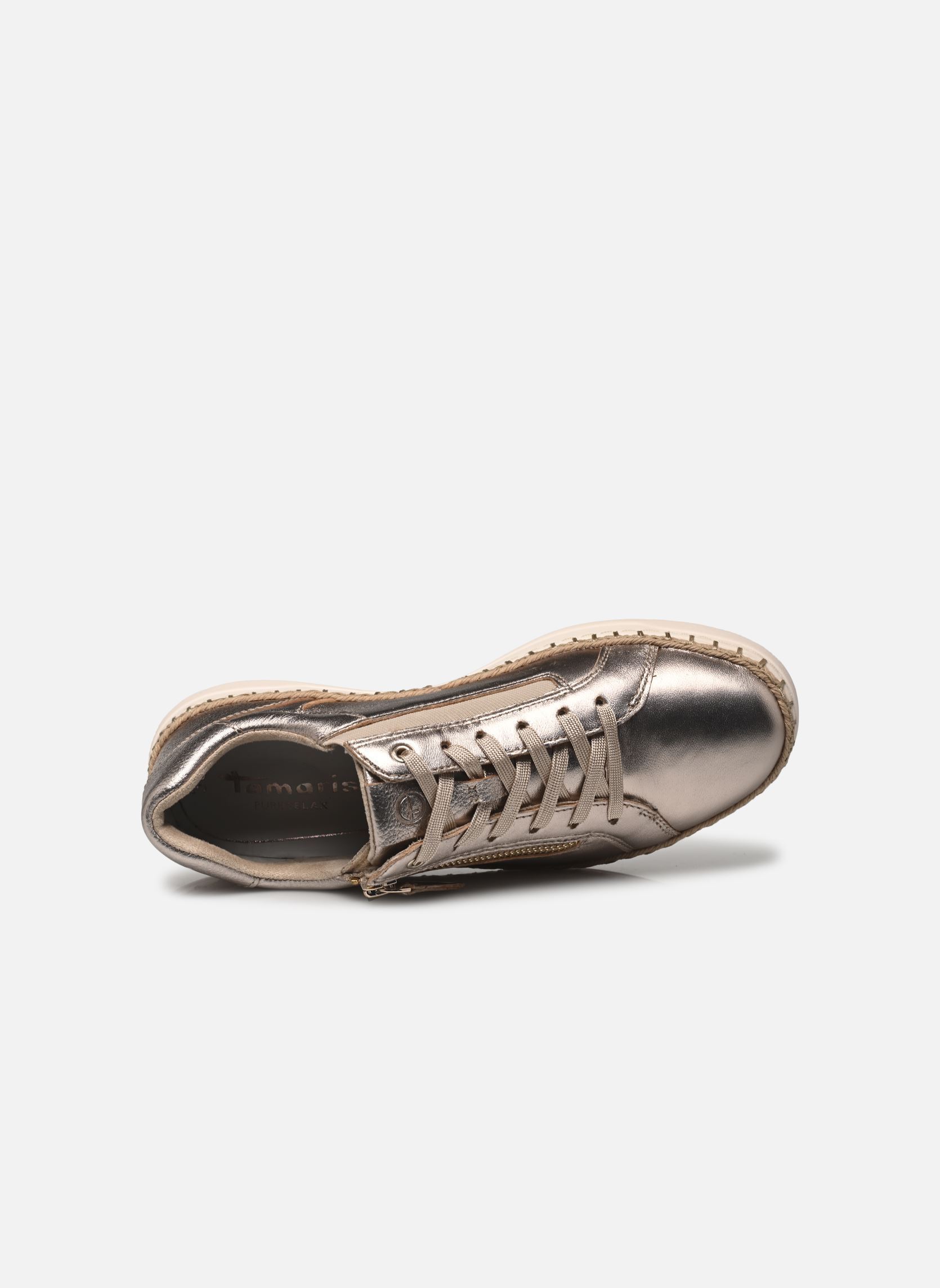 Baskets basses 23742-44 femme or et bronze Tamaris Baskets basses 23742-44 femme or et bronze GOLD