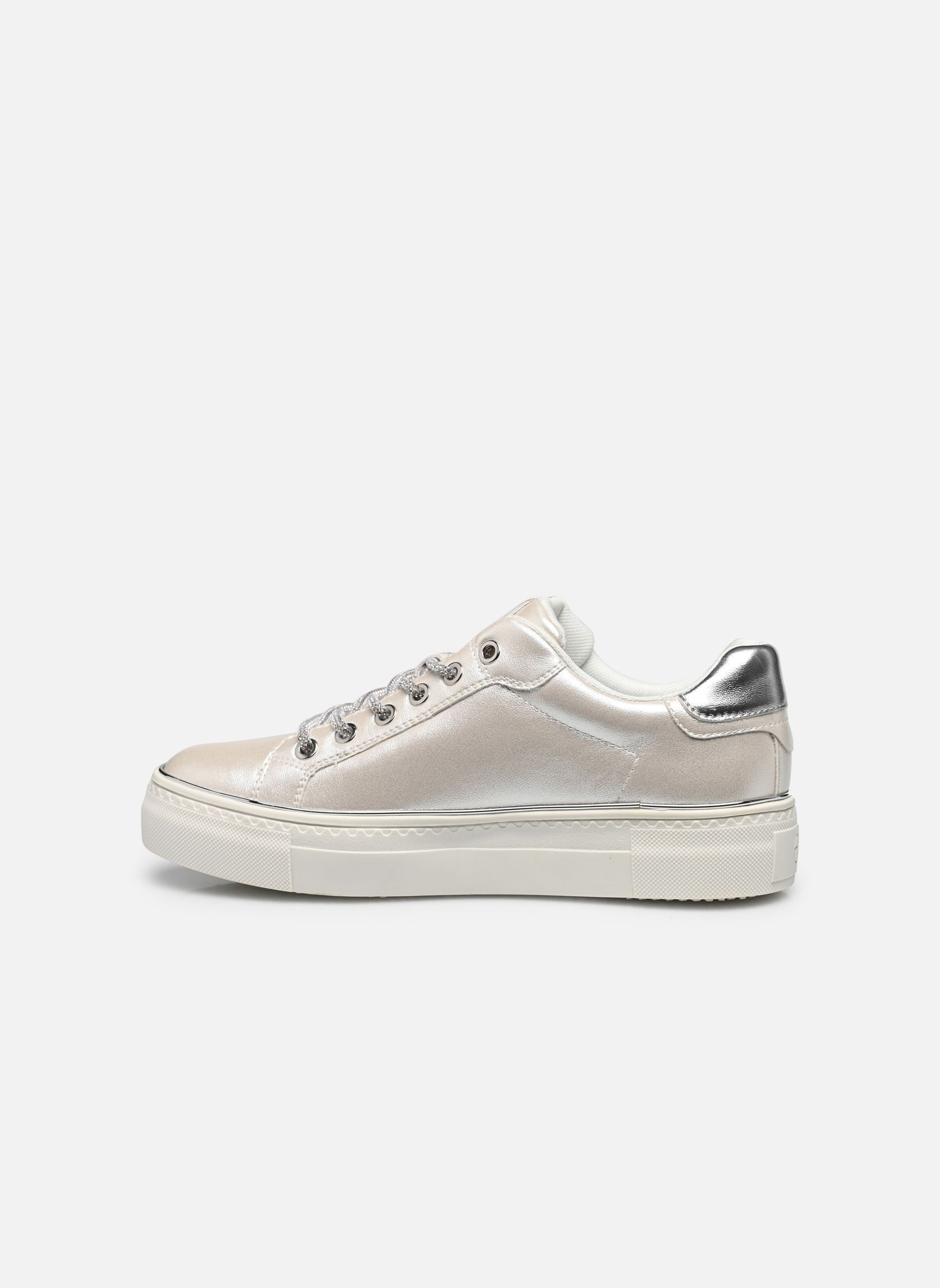 Niedrige Sneaker 23751-44 damen silber Tamaris Niedrige Sneaker 23751-44 damen silber WHITE PEARL