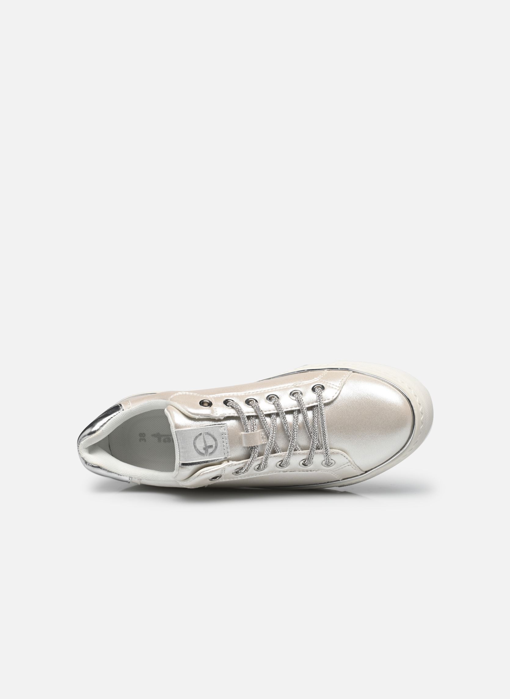 Niedrige Sneaker 23751-44 damen silber Tamaris Niedrige Sneaker 23751-44 damen silber WHITE PEARL