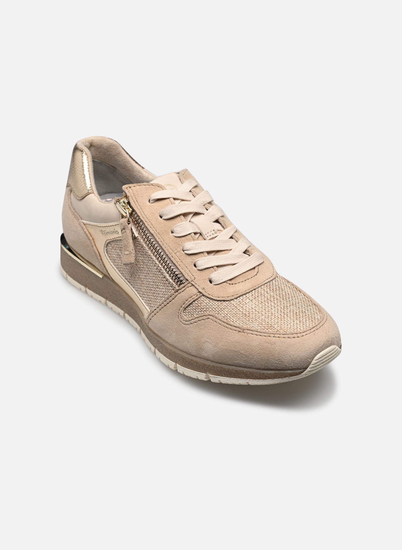 Baskets basses 23776-44 femme beige Tamaris Baskets basses 23776-44 femme beige IVORY COMB
