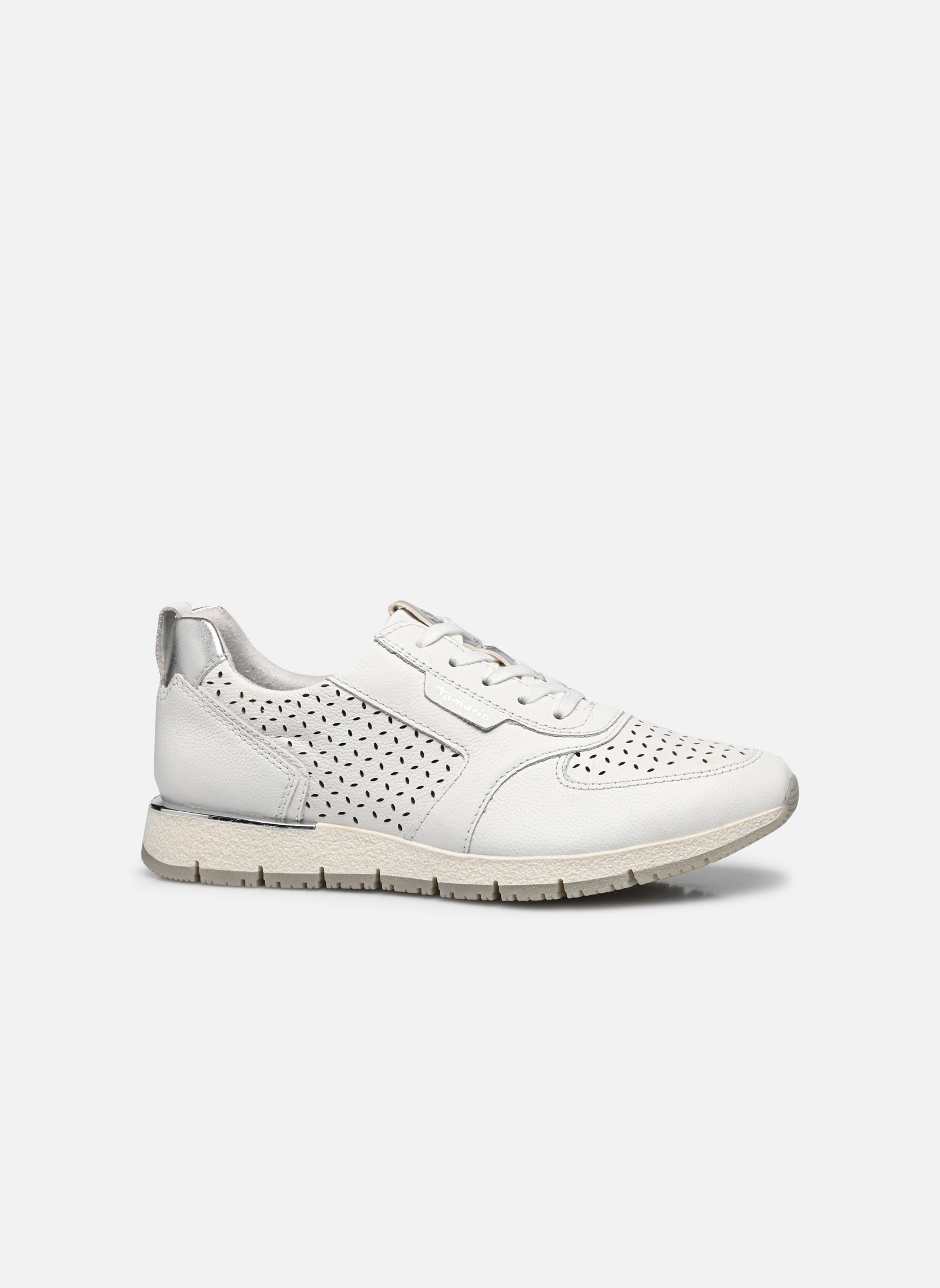 Niedrige Sneaker 23787-42 damen weiß Tamaris Niedrige Sneaker 23787-42 damen weiß WHITE STRUCT.