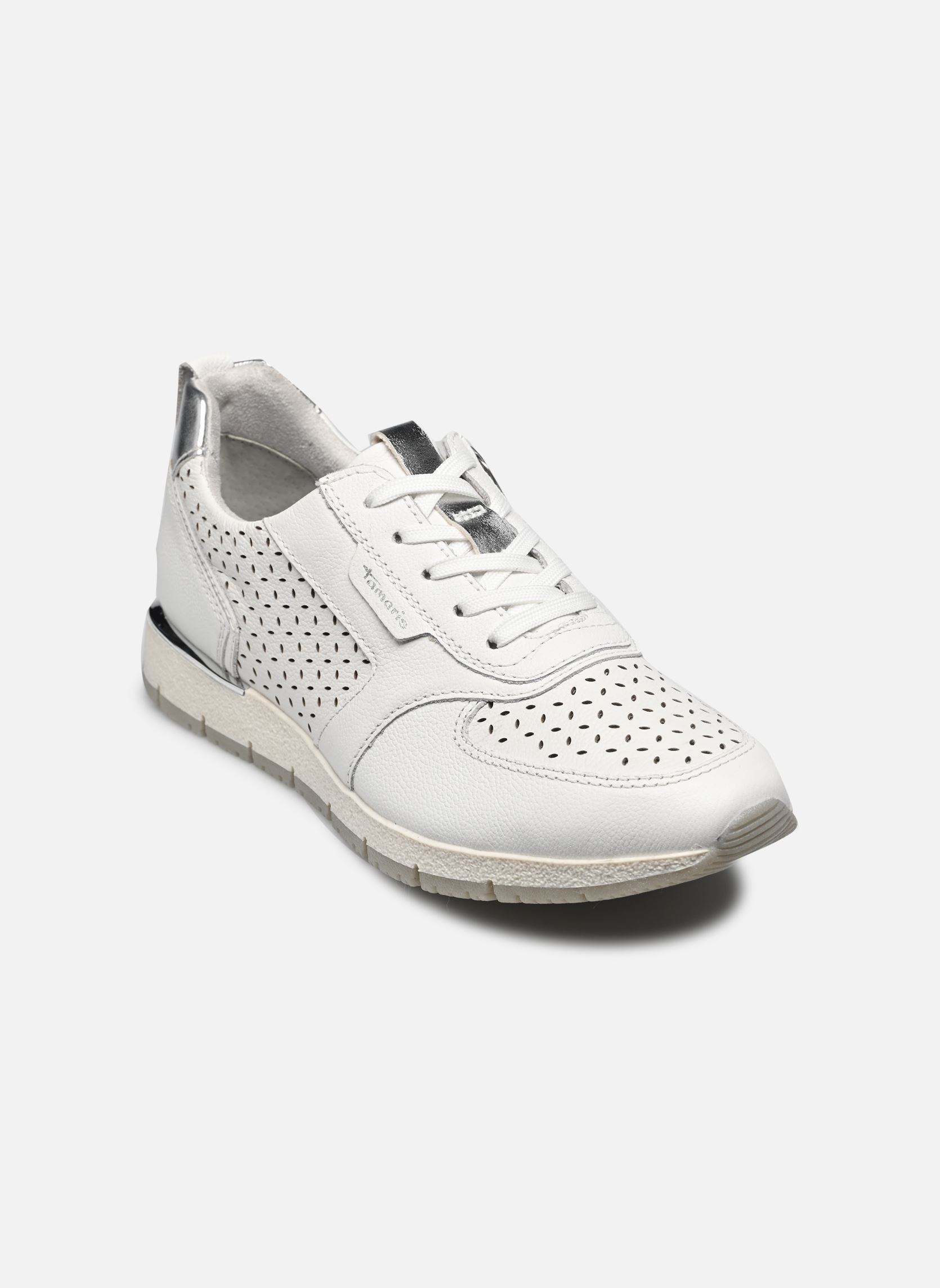 Niedrige Sneaker 23787-42 damen weiß Tamaris Niedrige Sneaker 23787-42 damen weiß WHITE STRUCT.