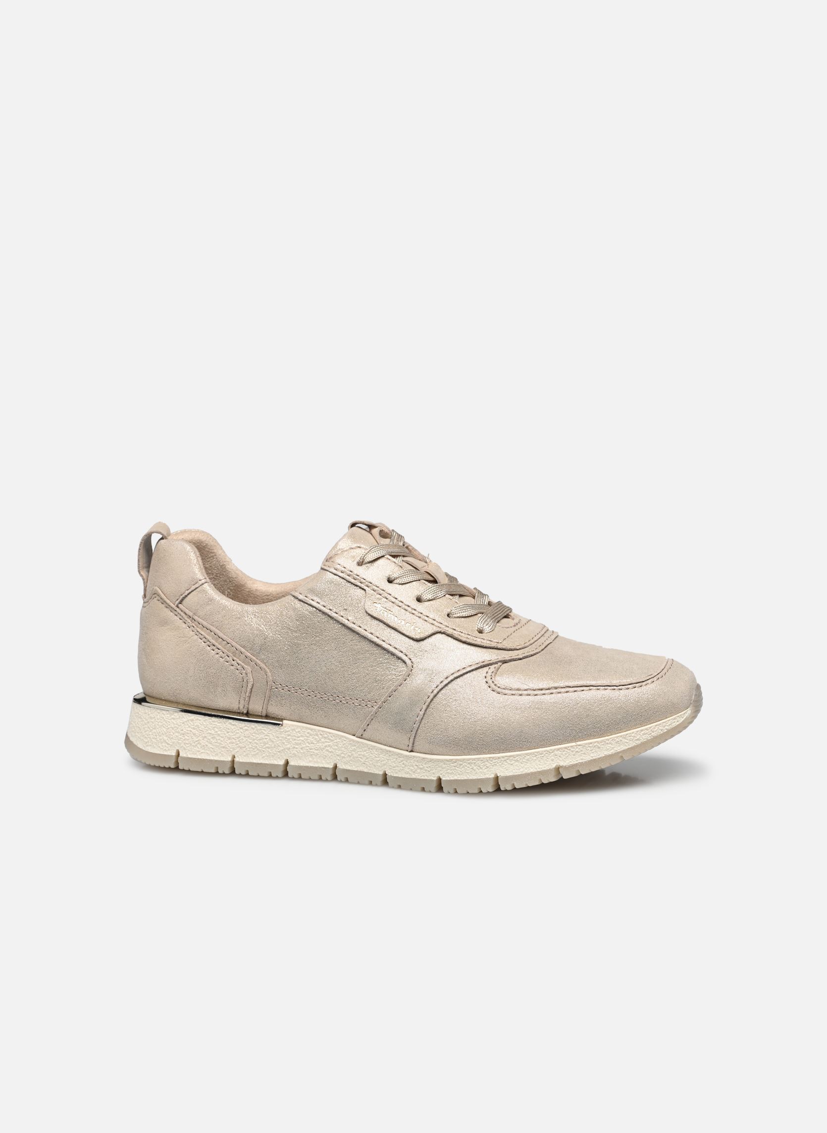 Baskets basses 23787-42 femme or et bronze Tamaris Baskets basses 23787-42 femme or et bronze CHAMPAGNE
