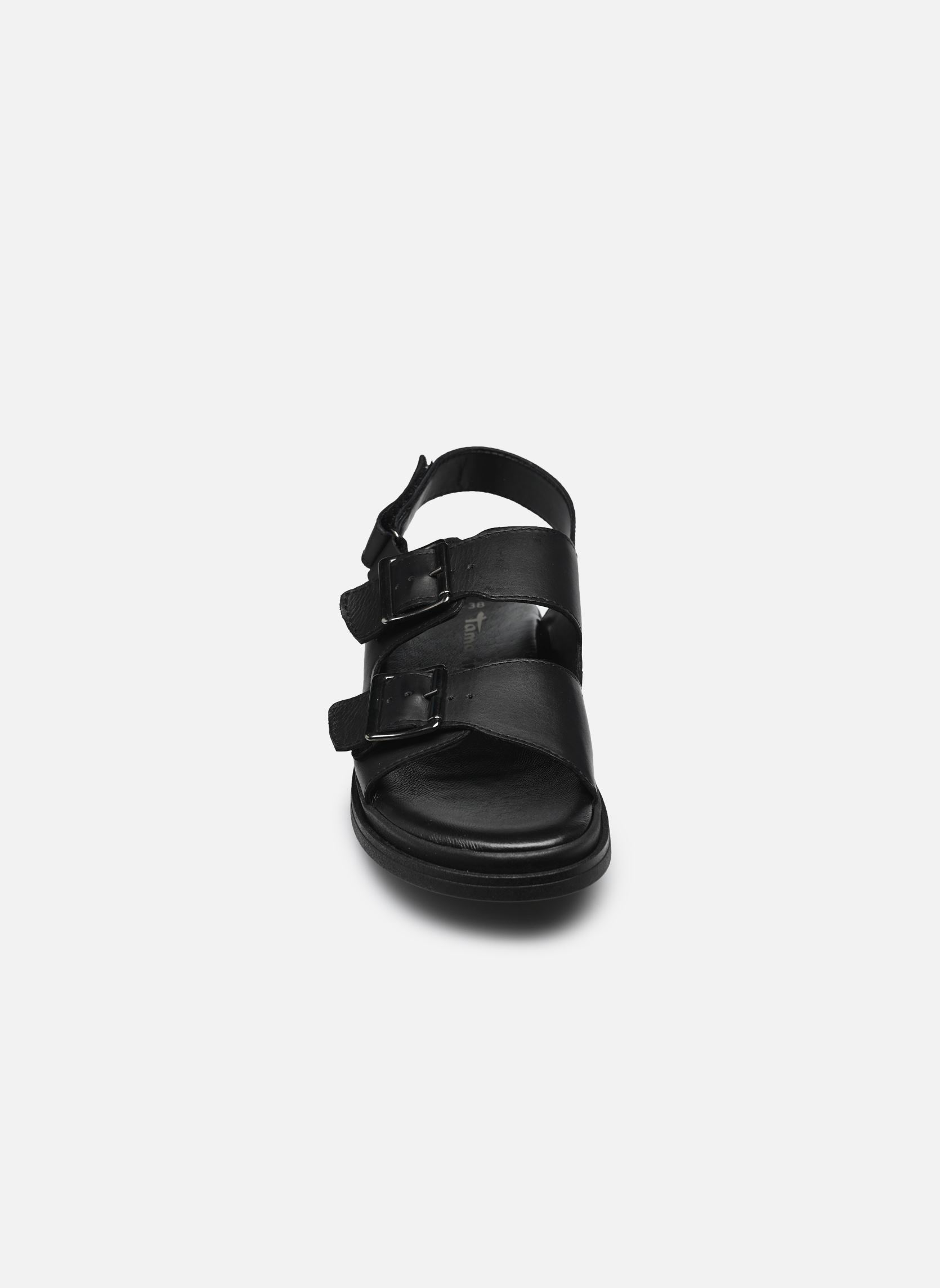 Sandales plates 28225-44 femme noir Tamaris Sandales plates 28225-44 femme noir BLACK LEATHER