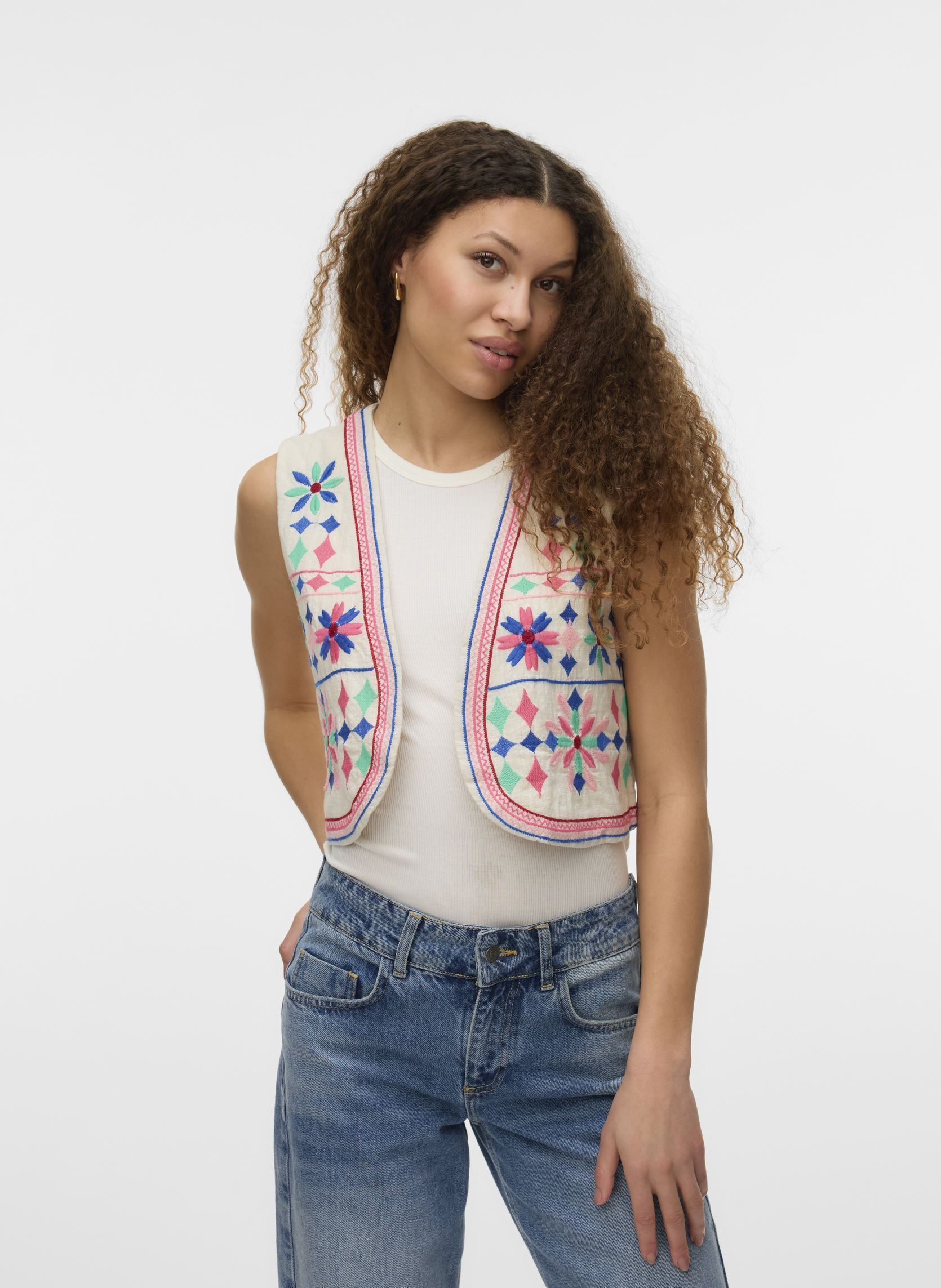 Vêtements Vero Moda VMCEULA / WAISTCOAT WVN LCS pour Accessoires