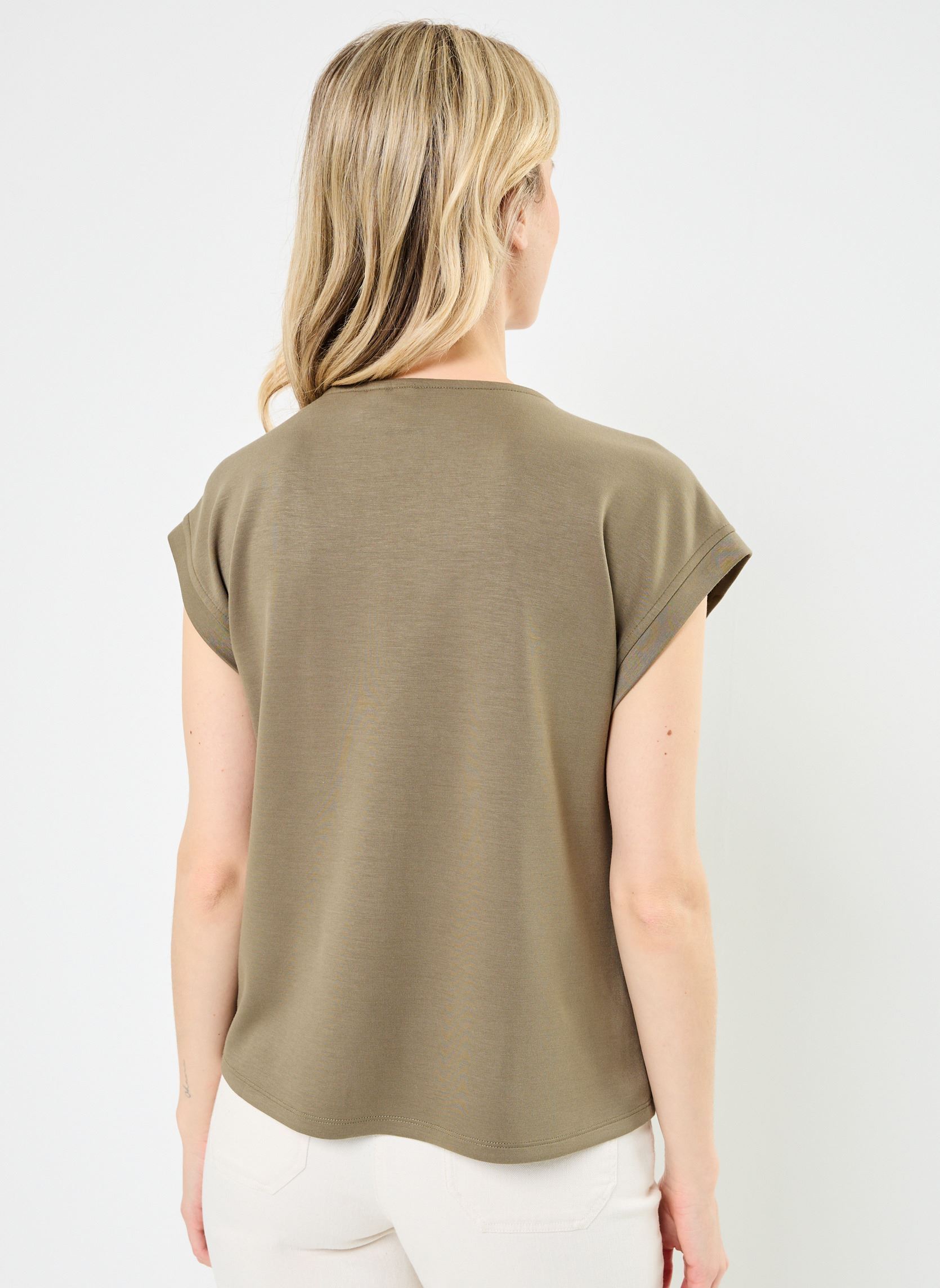 Tanktops VMCOFTA S/L SWEAT TOP JRS BTQ GA damen grün Vero Moda Tanktops VMCOFTA S/L SWEAT TOP JRS BTQ GA damen grün Ivy green
