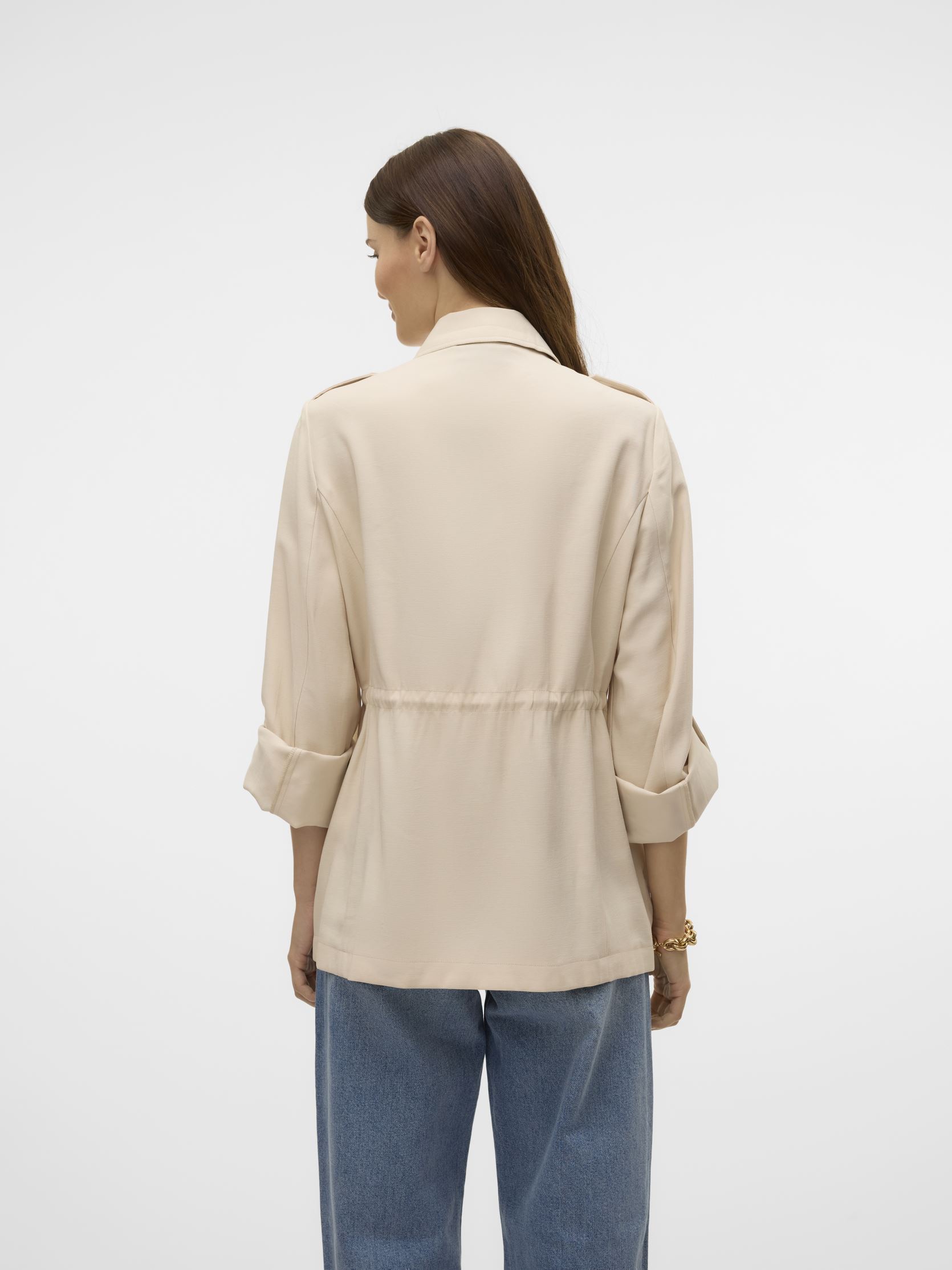 Windbreaker / Windjacken VMJAZZ JACKET damen beige Vero Moda Windbreaker / Windjacken VMJAZZ JACKET damen beige Oatmeal