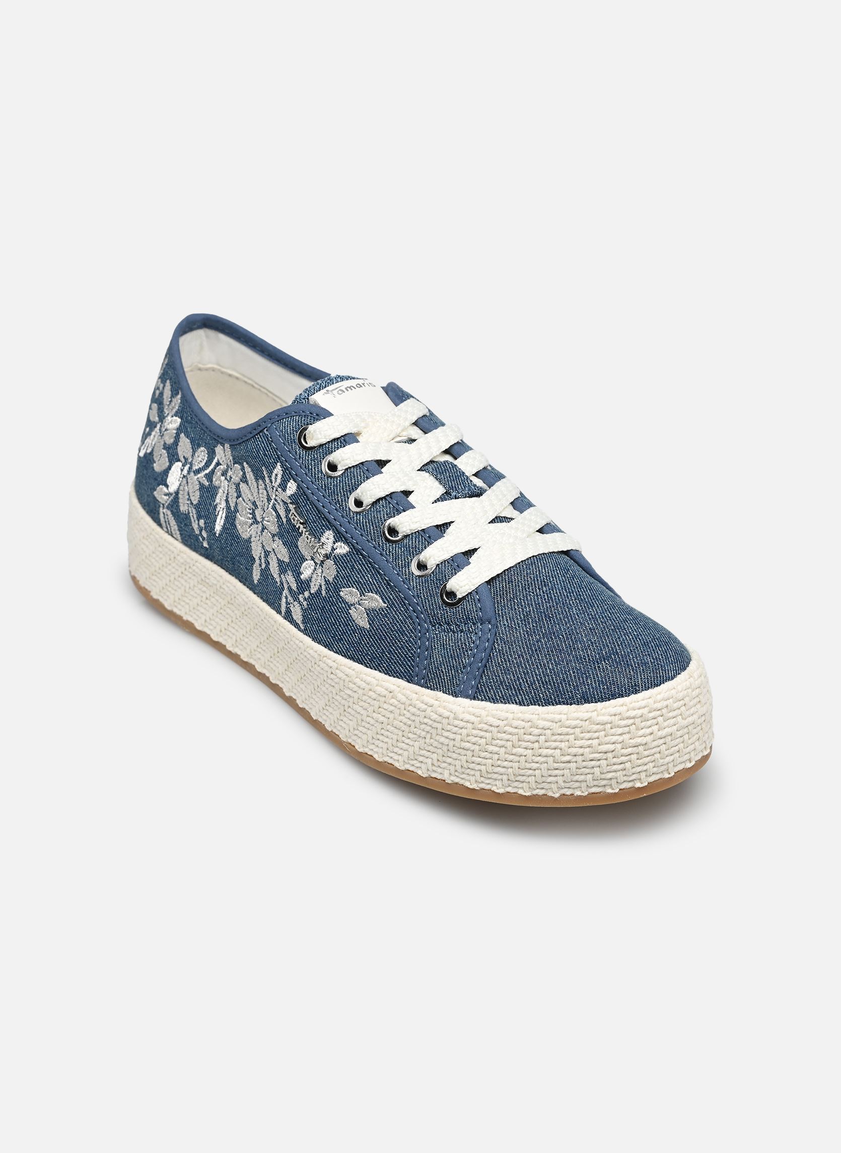 Baskets basses 23625-44 femme bleu Tamaris Baskets basses 23625-44 femme bleu DENIM